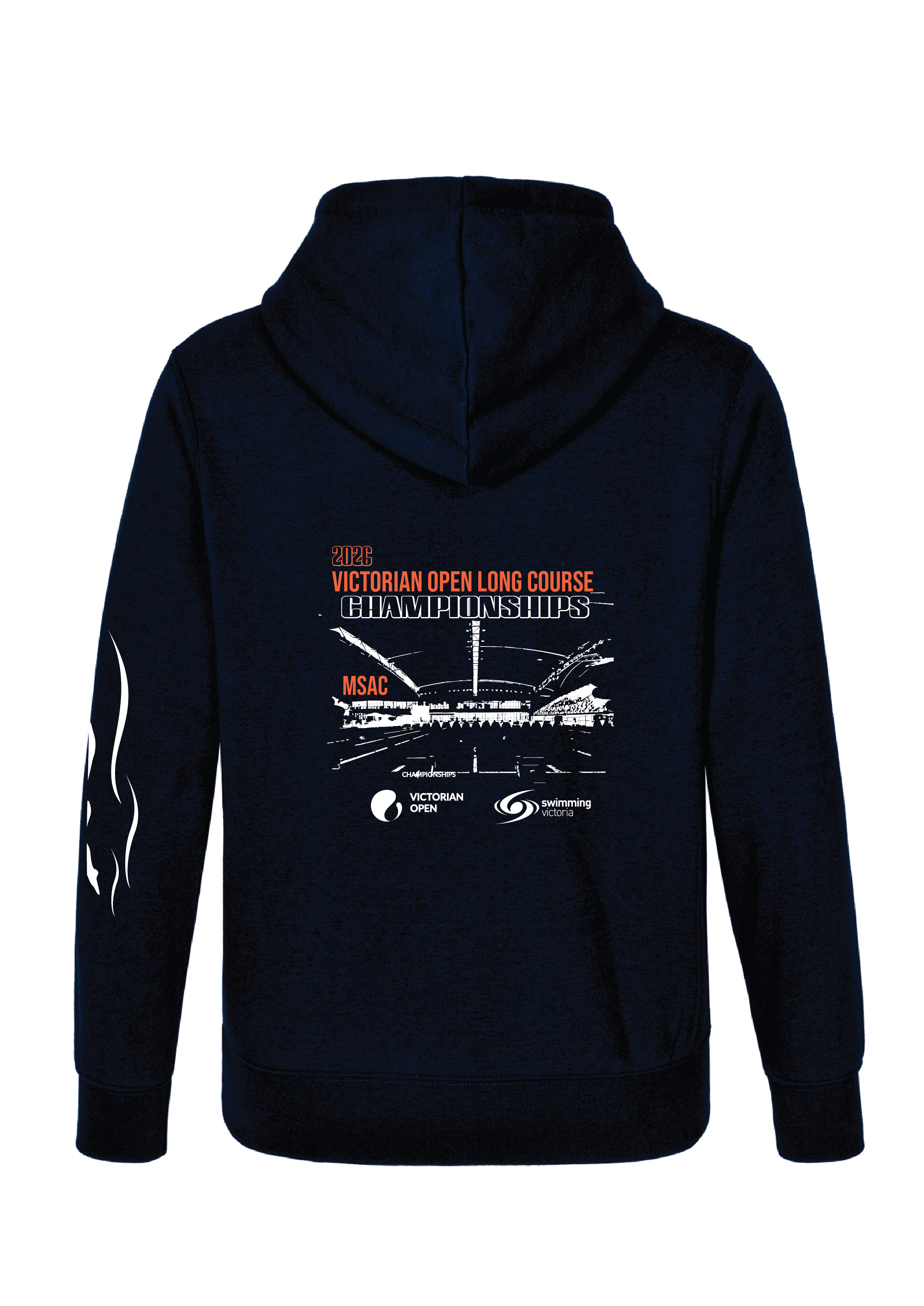 2026 VICTORIAN OPEN LONG COURSE CHAMPIONSHIP HOODIE -  NAVY