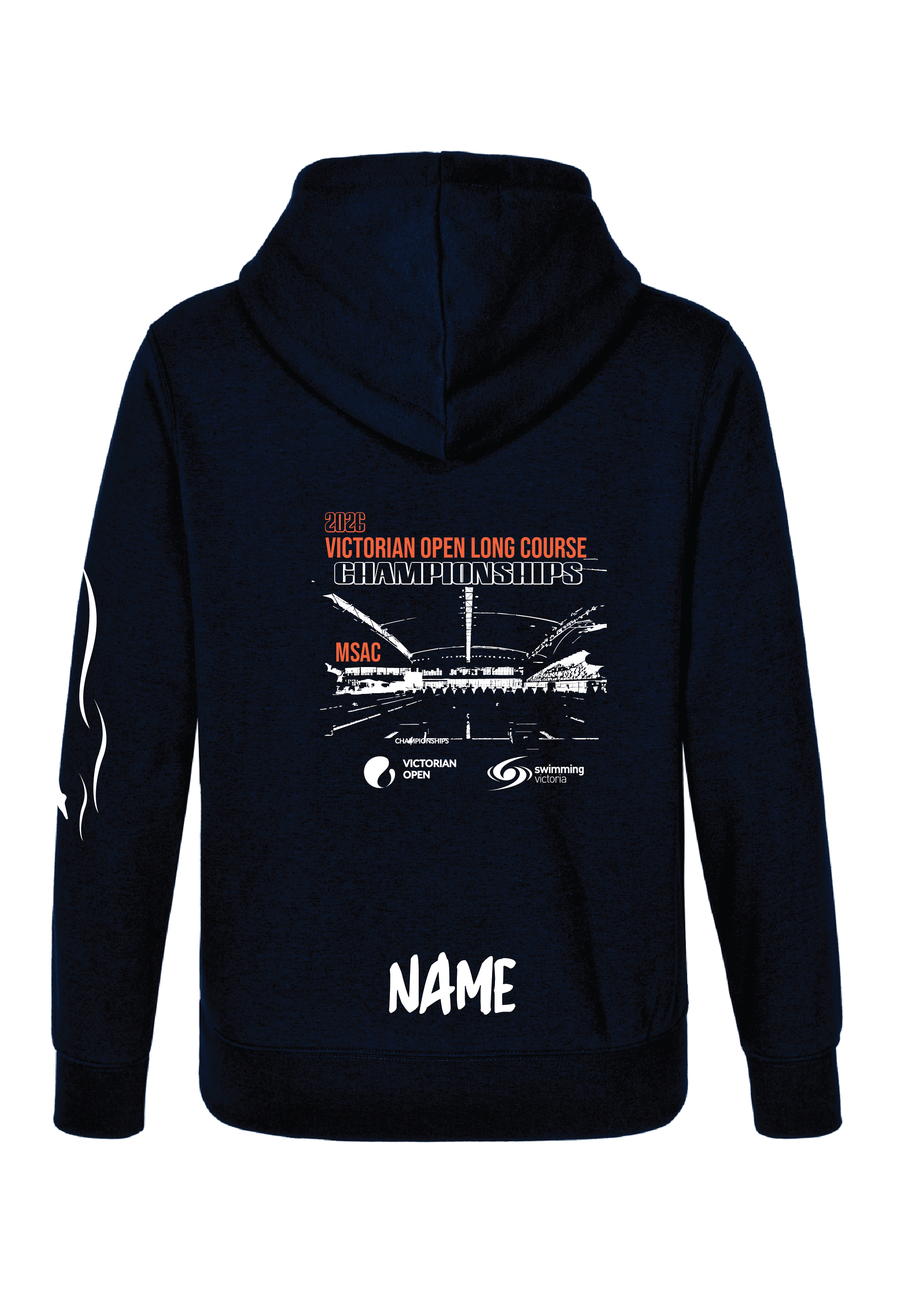 2026 VICTORIAN OPEN LONG COURSE CHAMPIONSHIP HOODIE -  NAVY