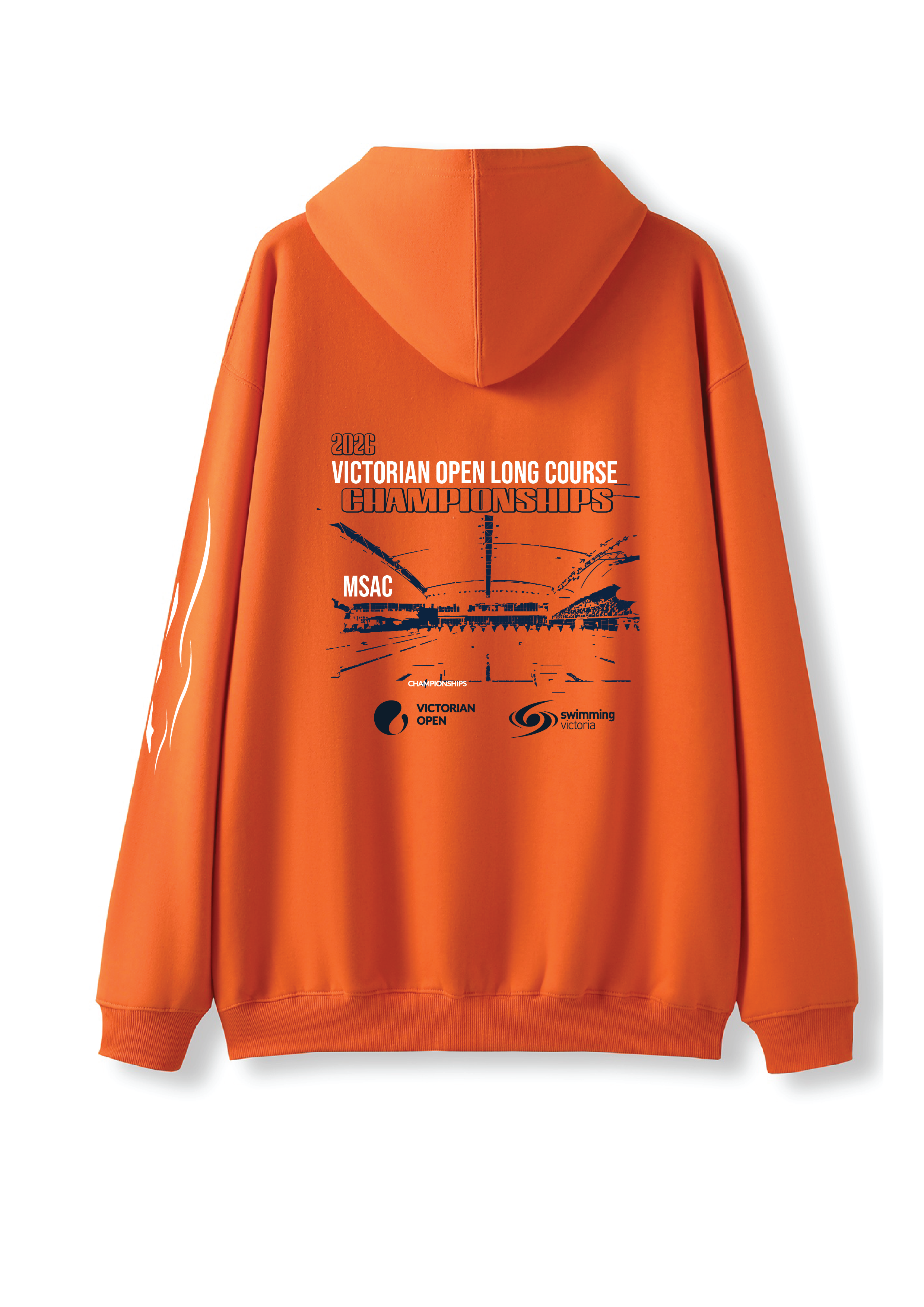 2026 VICTORIAN OPEN LONG COURSE CHAMPIONSHIP HOODIE -  ORANGE