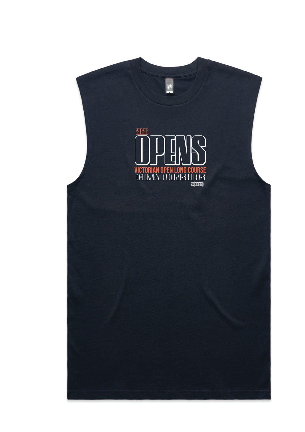 2026 VICTORIAN OPEN LONG COURSE CHAMPIONSHIPS SLEEVELESS TEE - NAVY