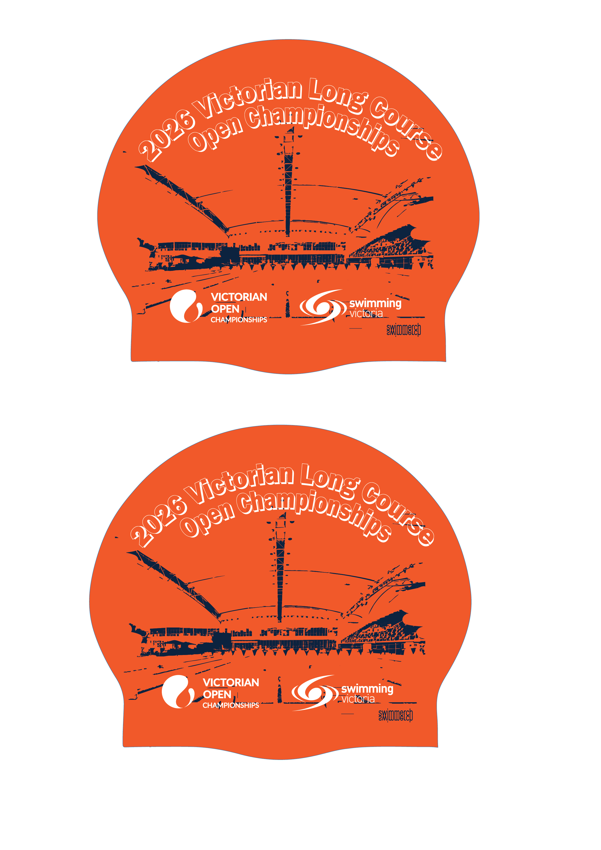 2026 VICTORIAN OPEN LONG COURSE SILICONE SWIM CAP