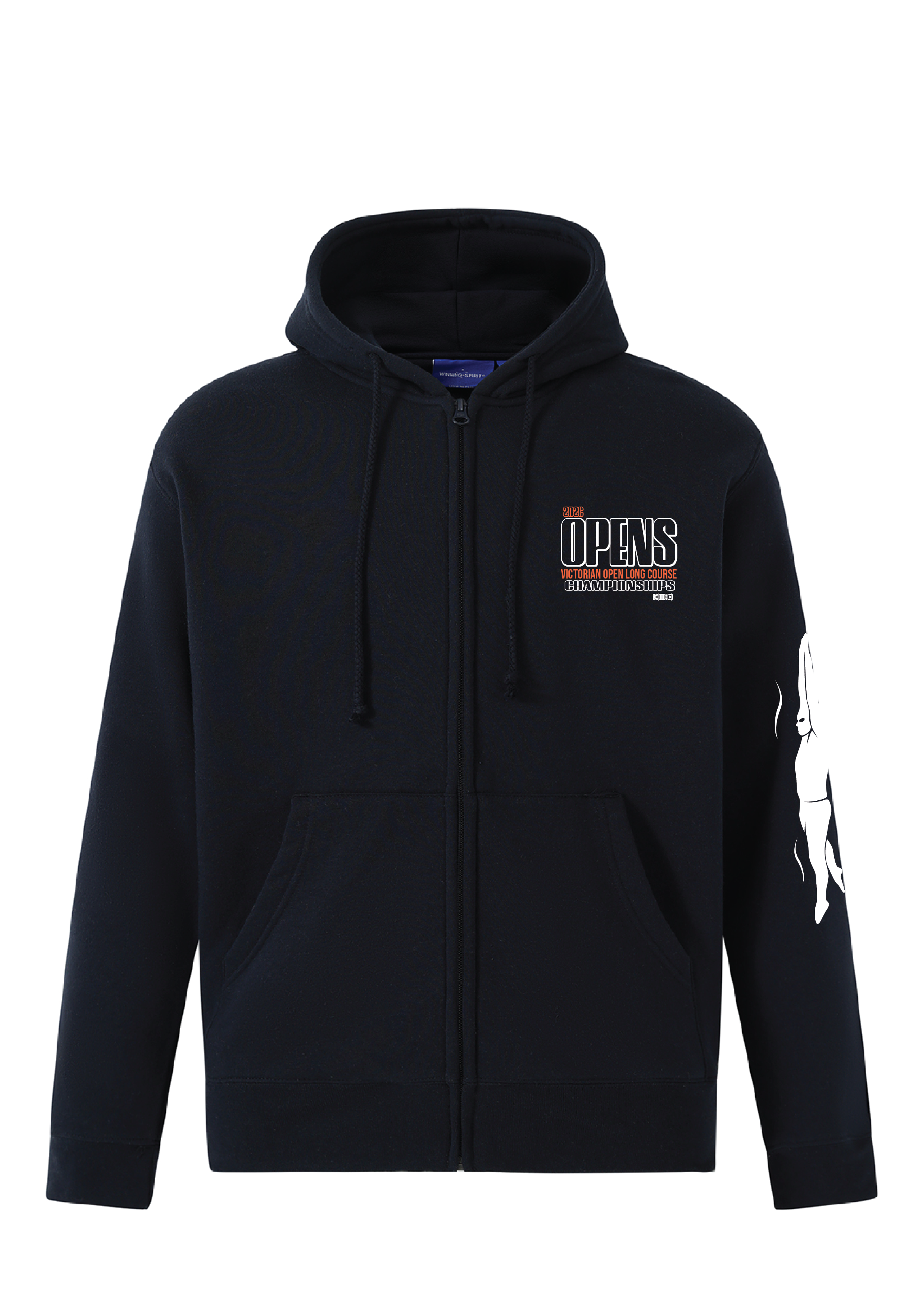 2026 VICTORIAN OPEN LONG COURSE CHAMPIONSHIP ZIP THRU HOODIE- NAVY