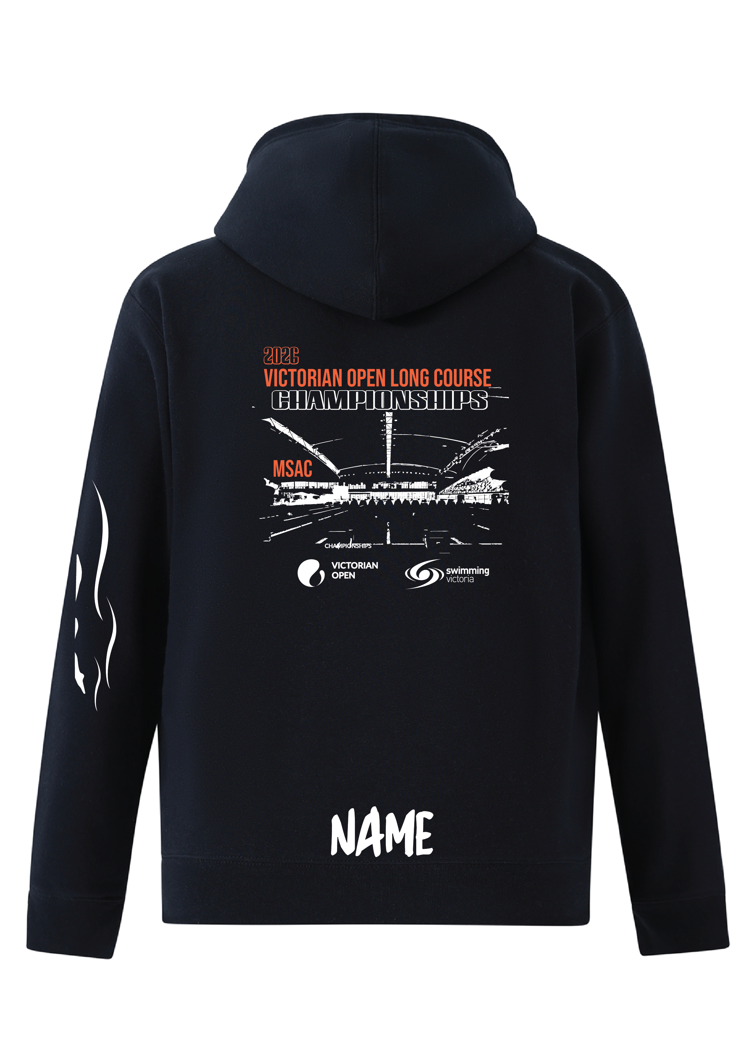 2026 VICTORIAN OPEN LONG COURSE CHAMPIONSHIP ZIP THRU HOODIE- NAVY