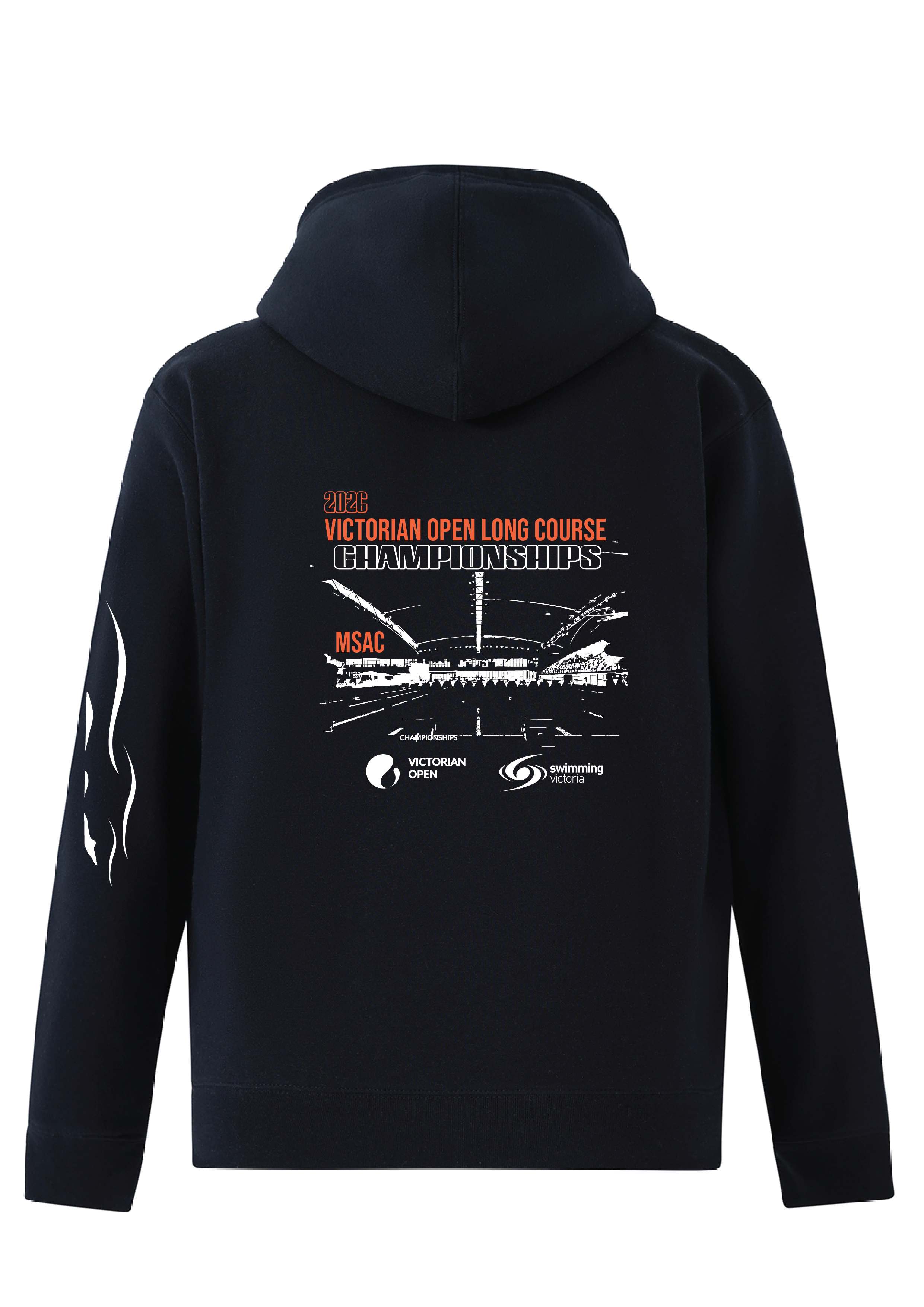 2026 VICTORIAN OPEN LONG COURSE CHAMPIONSHIP ZIP THRU HOODIE- NAVY