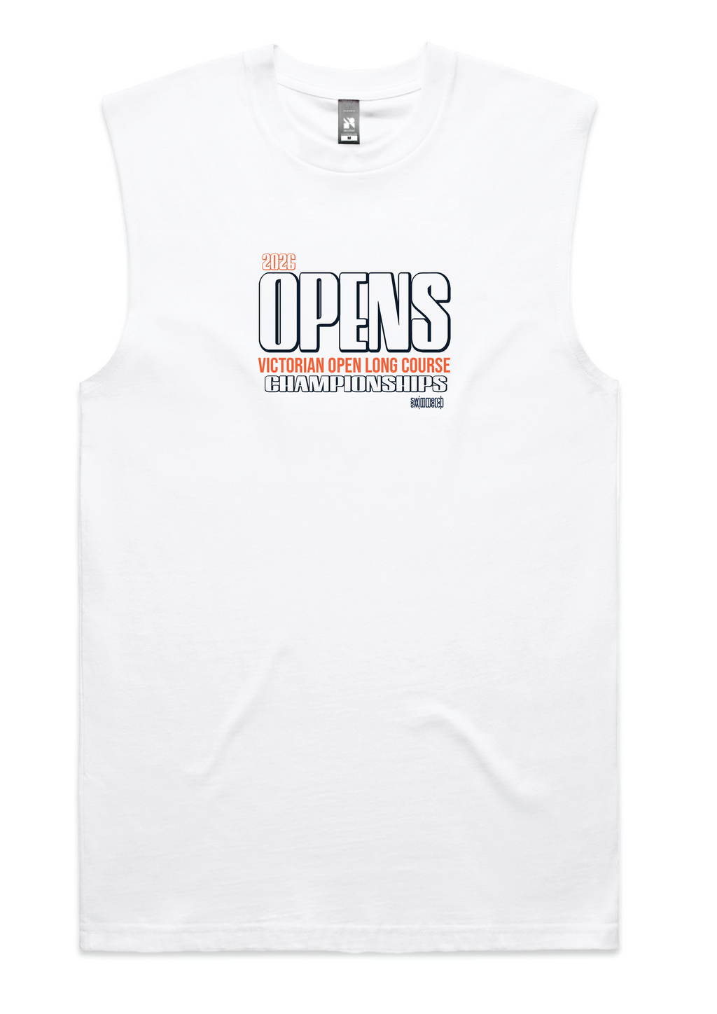 2026 VICTORIAN OPEN LONG COURSE CHAMPIONSHIPS SLEEVELESS TEE - WHITE