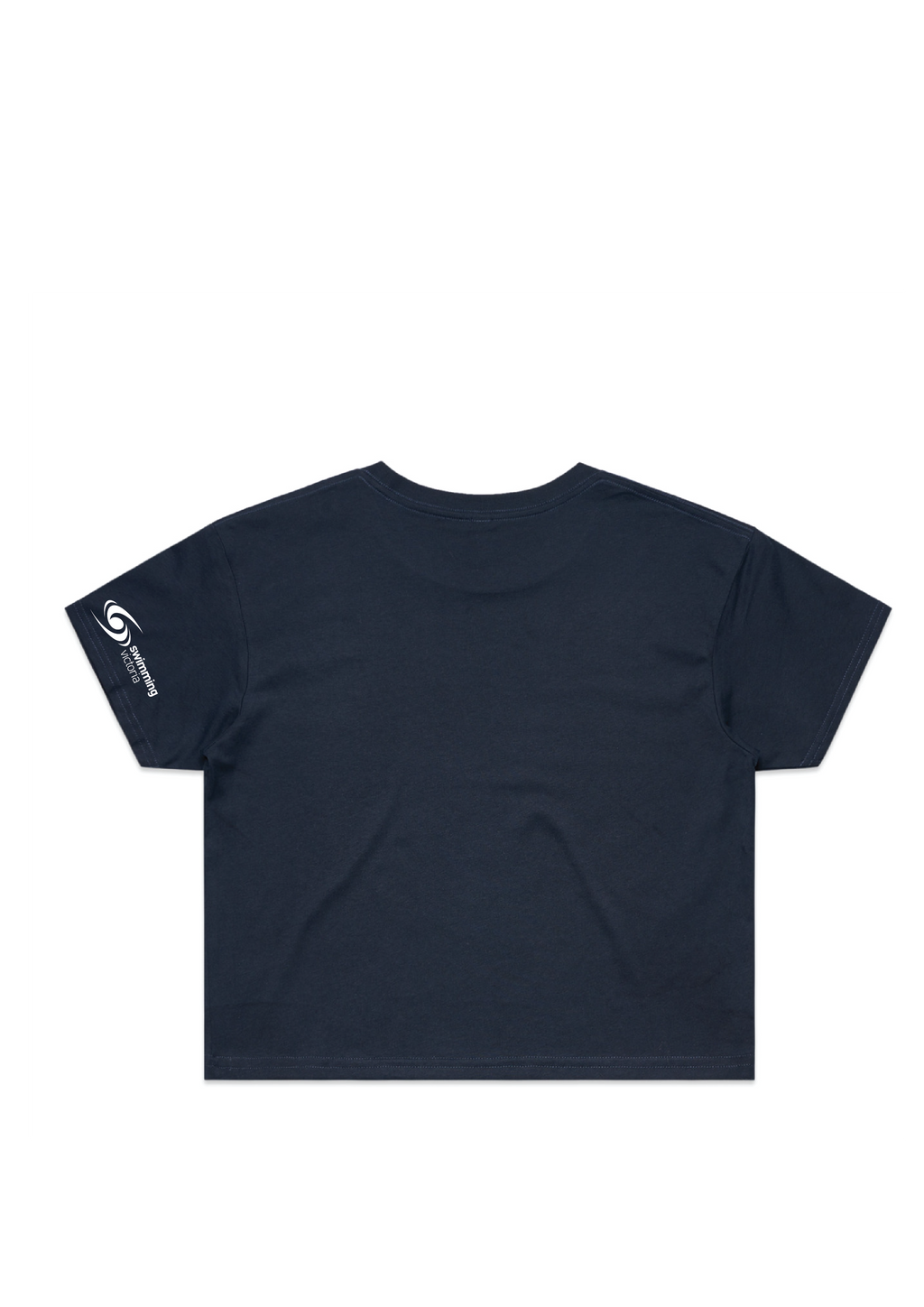 2026 VICTORIAN OPEN LONG COURSE CHAMPIONSHIPS CROP SHORT SLEEVE TEE - NAVY