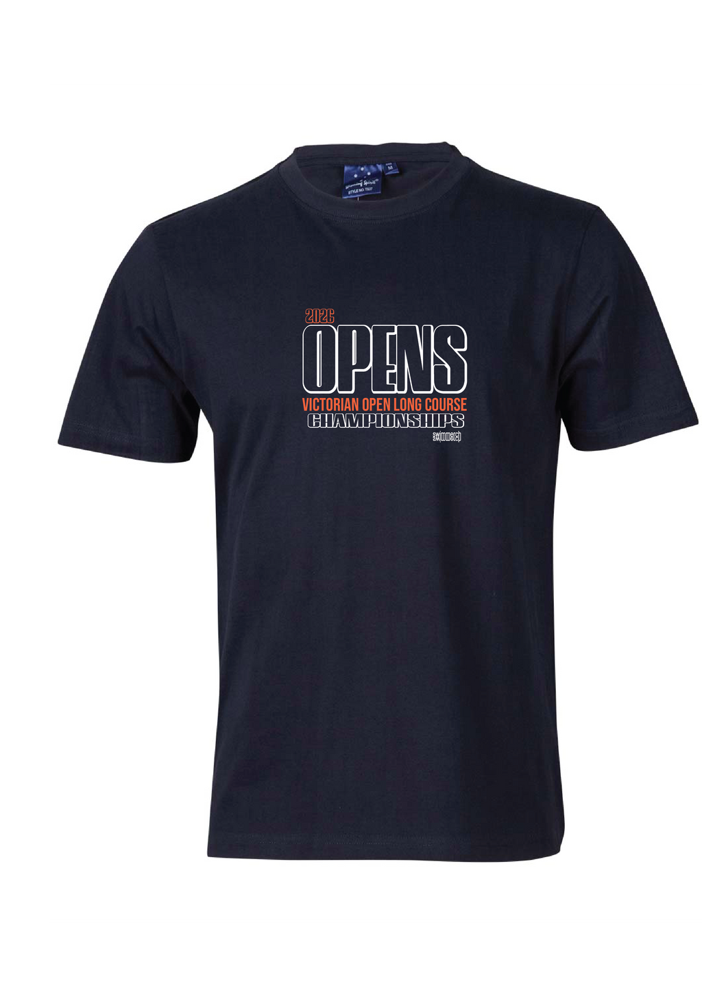2026 VICTORIAN OPEN LONG COURSE CHAMPIONSHIPS SHORT SLEEVE TEE - NAVY