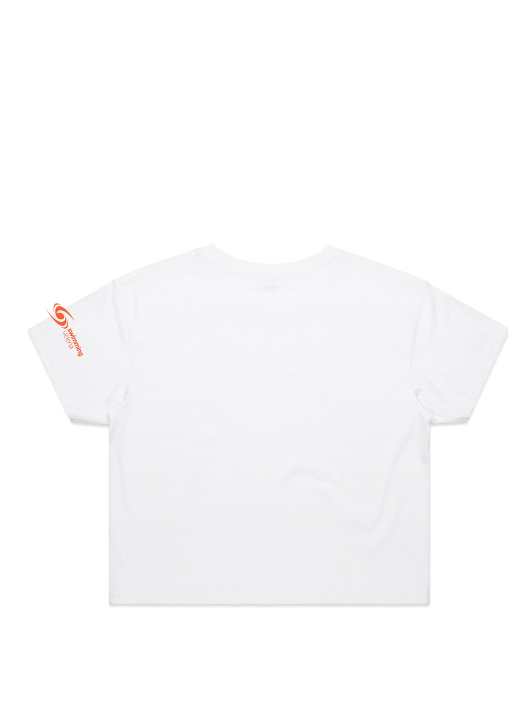 2026 VICTORIAN OPEN LONG COURSE CHAMPIONSHIPS CROP SHORT SLEEVE TEE - WHITE