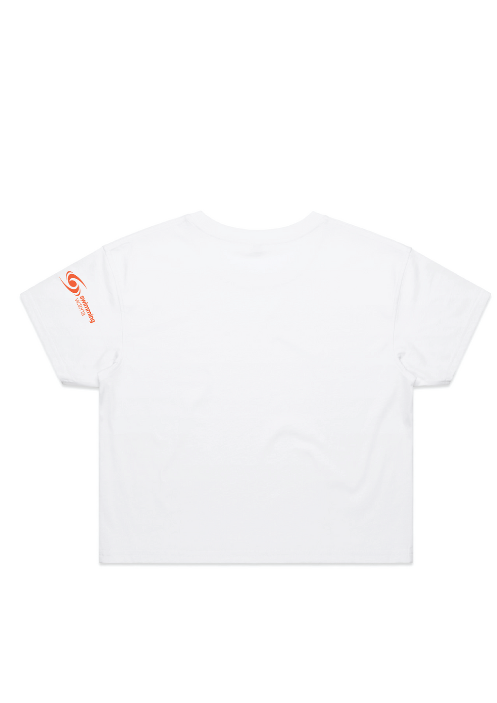 2026 VICTORIAN OPEN LONG COURSE CHAMPIONSHIPS CROP SHORT SLEEVE TEE - WHITE