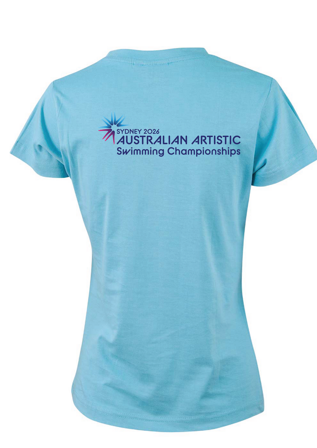 2026 Australian Artistic Swimming Championships Tee Unisex & Women's Sizes - Pale Blue