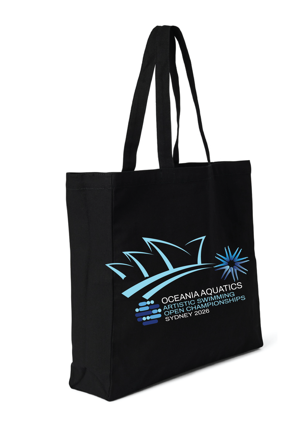 2026 OCEANIA & AUSTRALIAN ARTISTIC SWIMMING CHAMPIONSHIP TOTE BAG - BLACK
