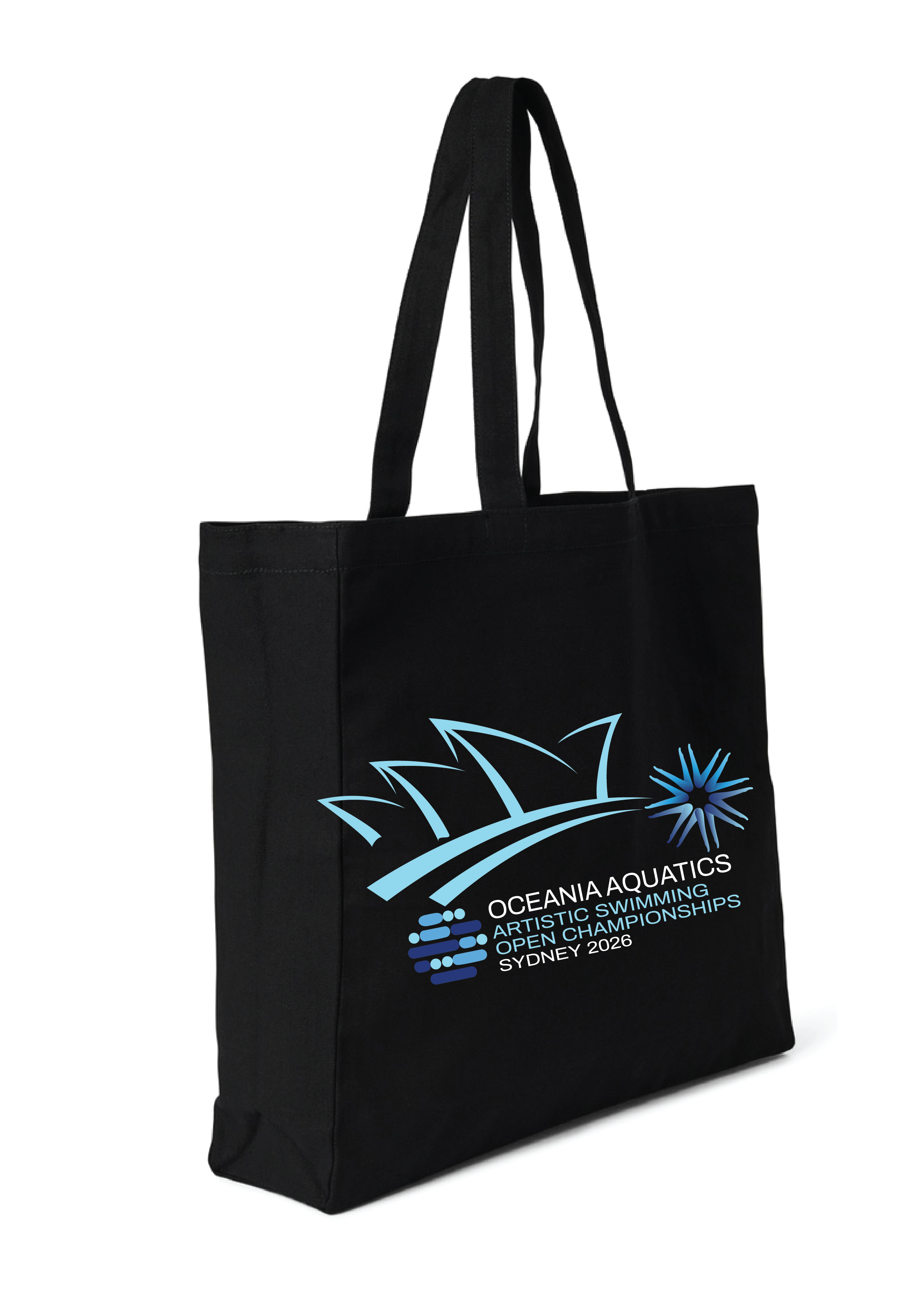 2026 OCEANIA & AUSTRALIAN ARTISTIC SWIMMING CHAMPIONSHIP TOTE BAG - BLACK