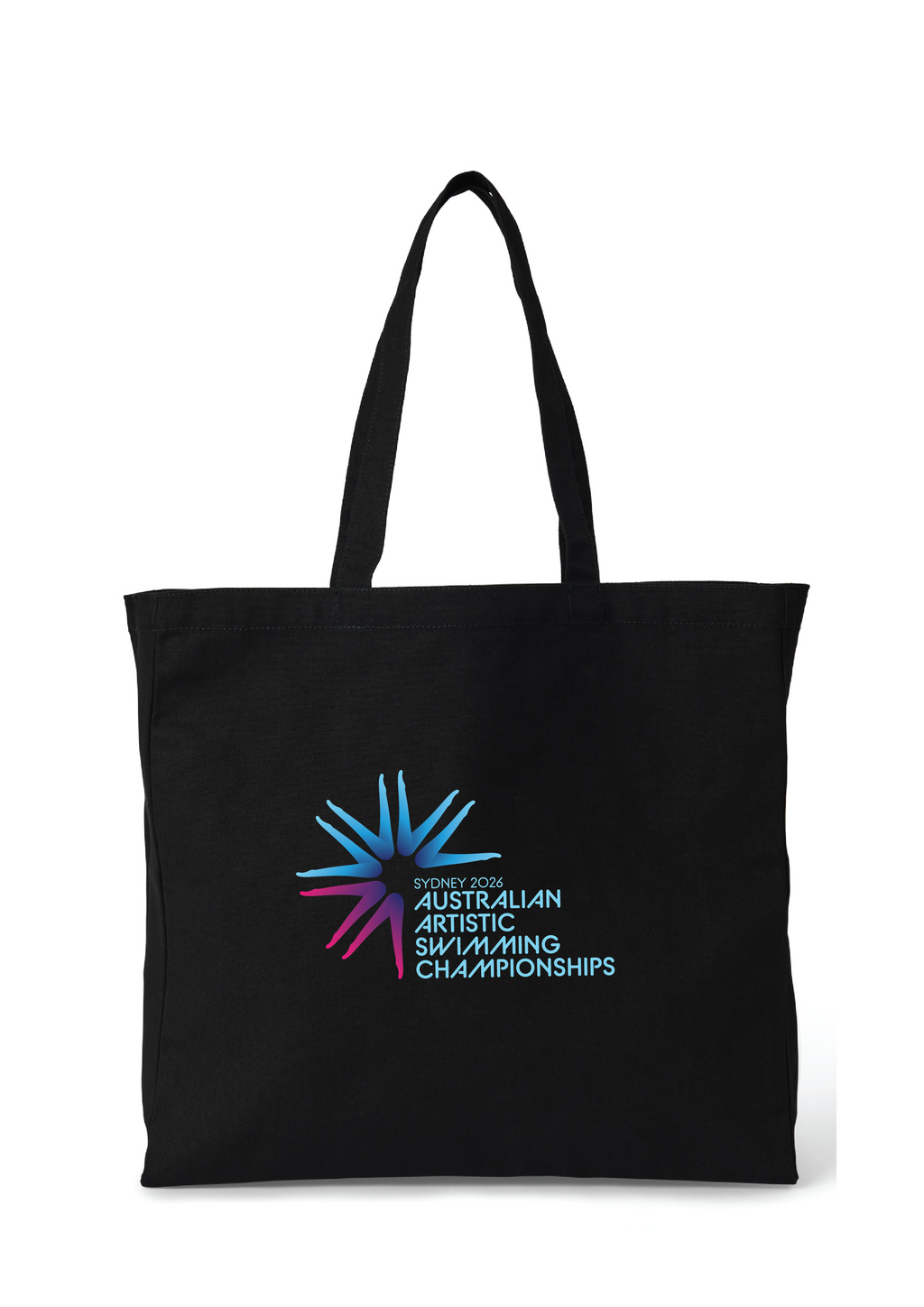 2026 OCEANIA & AUSTRALIAN ARTISTIC SWIMMING CHAMPIONSHIP TOTE BAG - BLACK