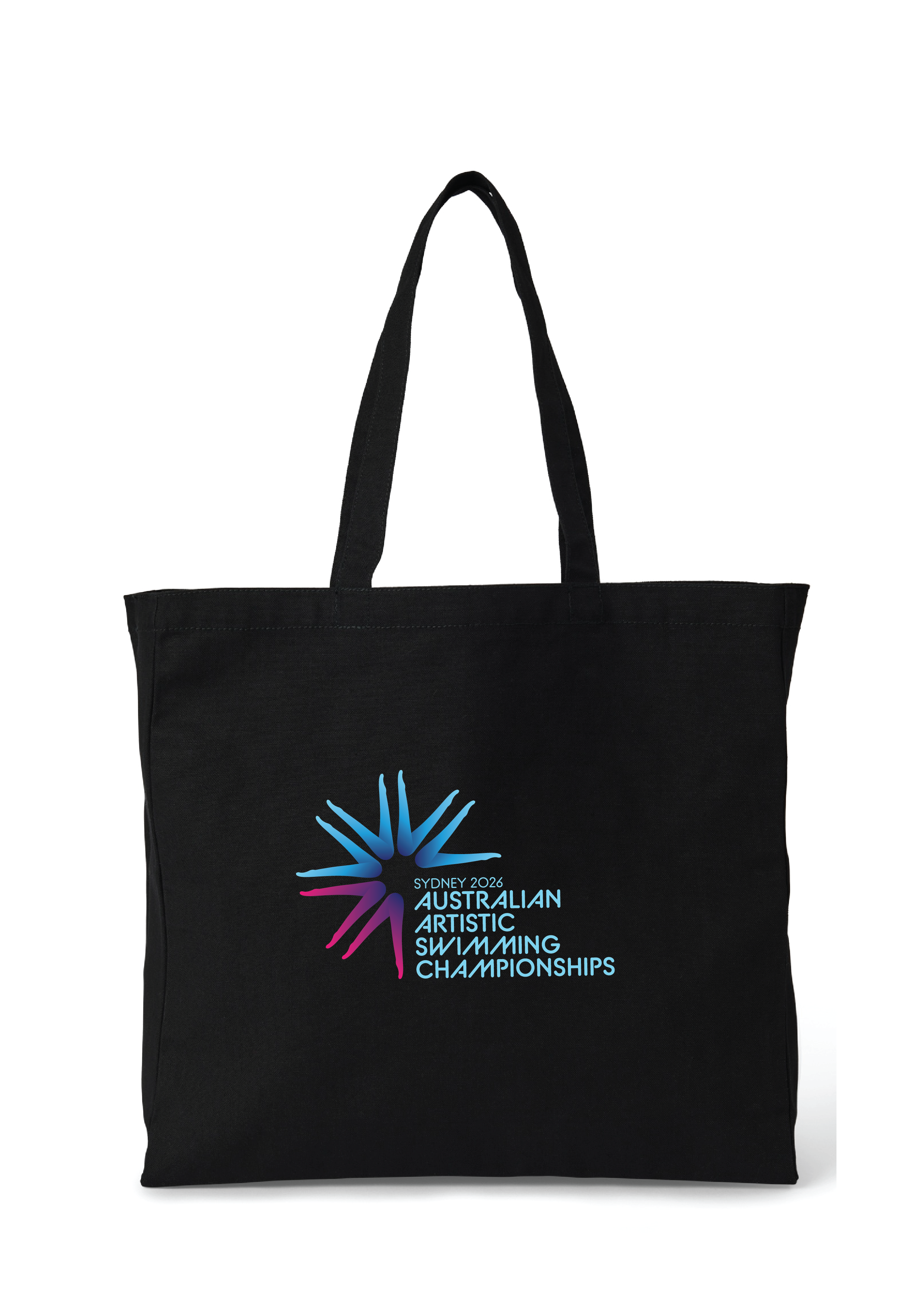 2026 OCEANIA & AUSTRALIAN ARTISTIC SWIMMING CHAMPIONSHIP TOTE BAG - BLACK