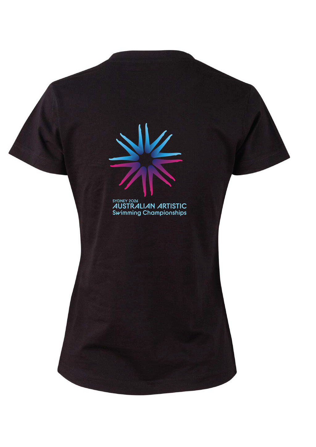 2026 Australian Artistic Swimming Championships Tee Unisex & Women's Sizing - Black
