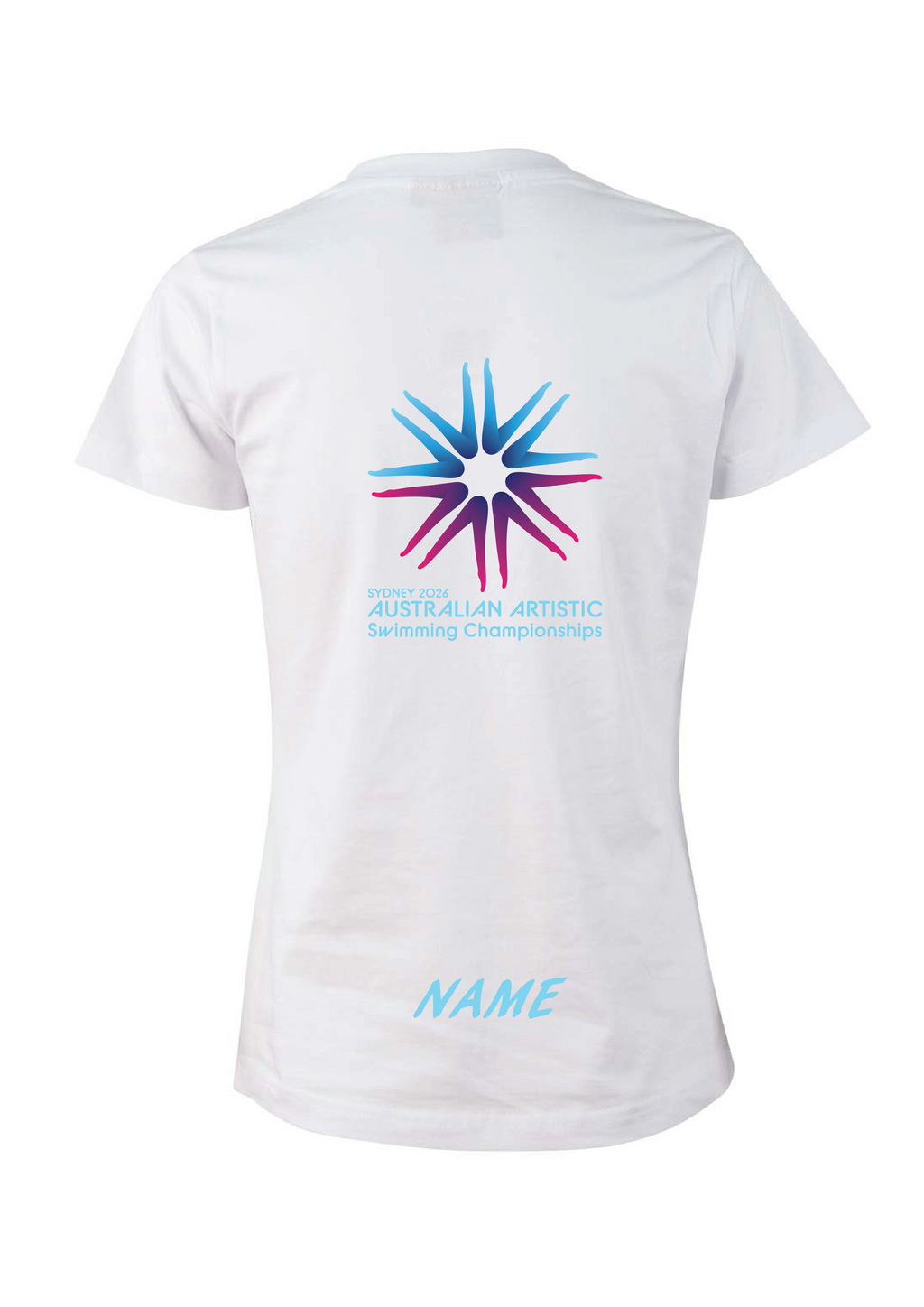 2026 Australian Artistic Swimming Championships Tee Unisex & Women's Sizing - White