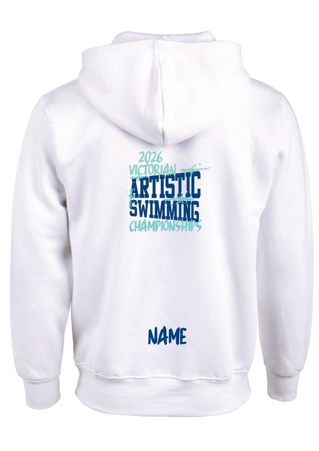 2026 VICTORIAN ARTISTIC SWIMMING CHAMPIONSHIP HOODIE - WHITE