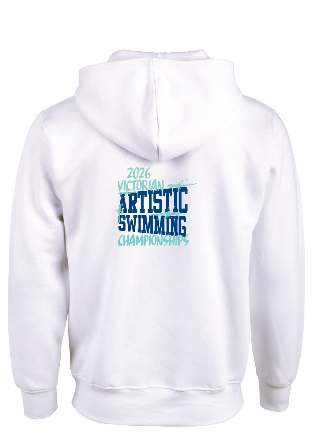 2026 VICTORIAN ARTISTIC SWIMMING CHAMPIONSHIP HOODIE - WHITE