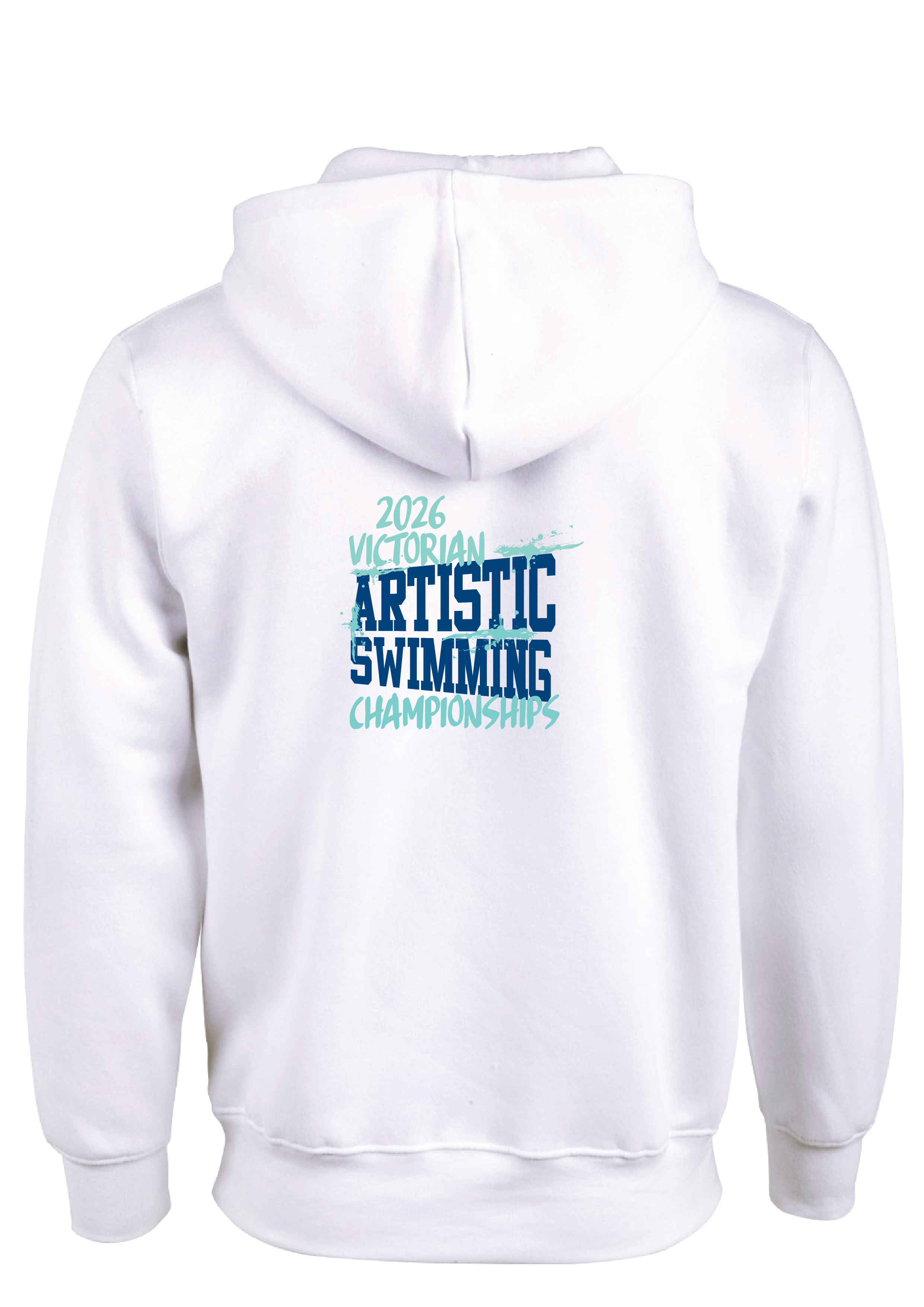 2026 VICTORIAN ARTISTIC SWIMMING CHAMPIONSHIP HOODIE - WHITE