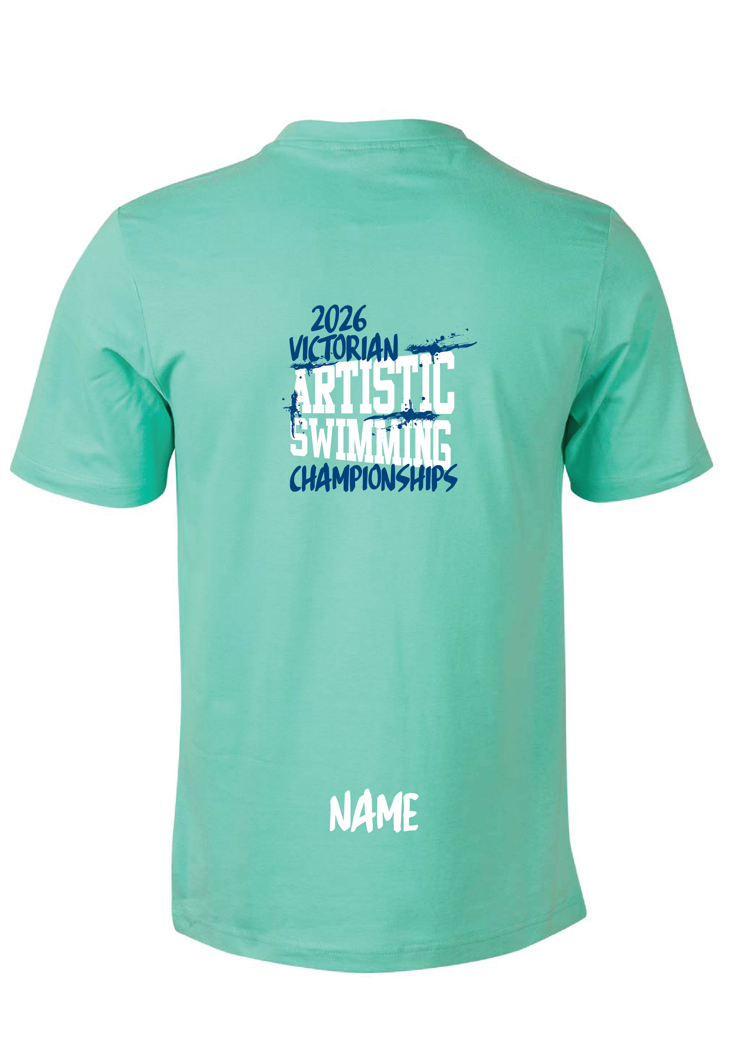 2026 VICTORIAN ARTISTIC SWIMMING CHAMPIONSHIPS SHORT SLEEVE TEE - MINT