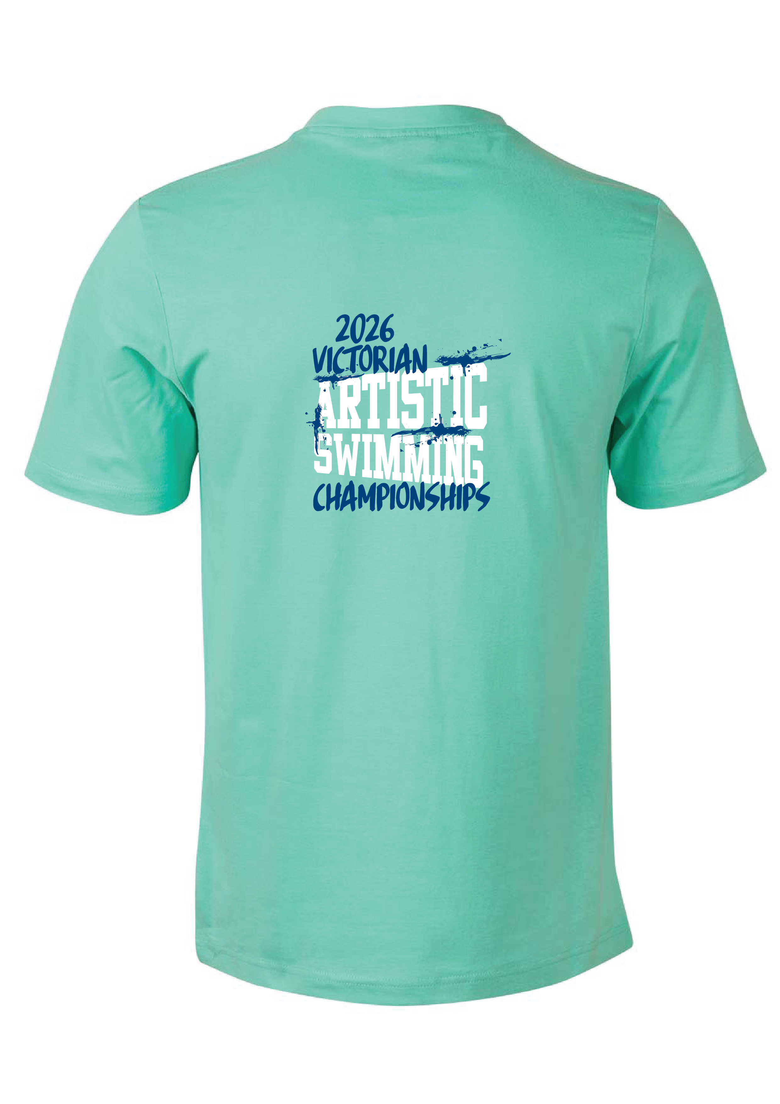 2026 VICTORIAN ARTISTIC SWIMMING CHAMPIONSHIPS SHORT SLEEVE TEE - MINT