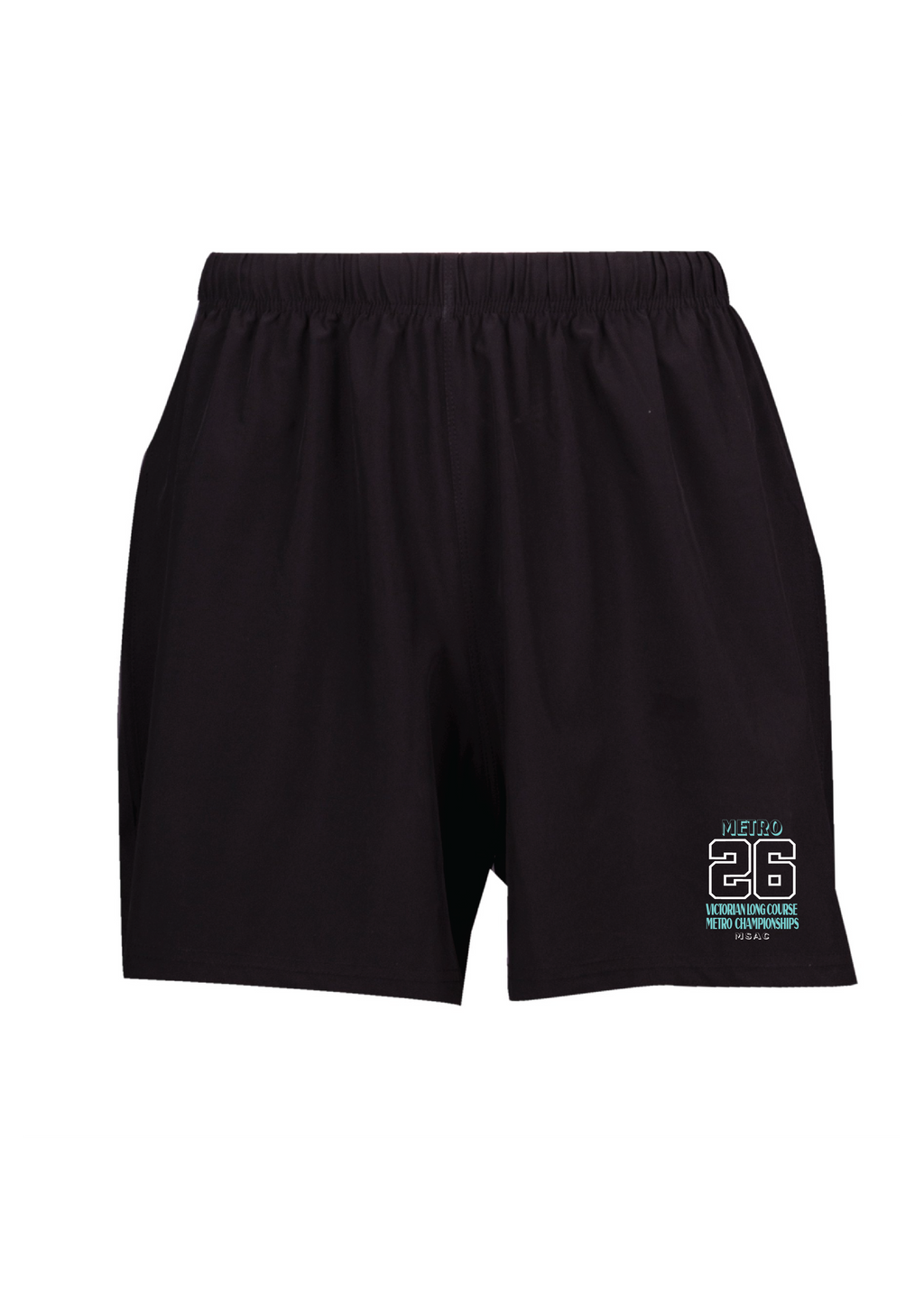 2026 VICTORIAN METRO LONG COURSE CHAMPIONSHIP SHORTS - Kids & Unisex - BLACK (Copy)