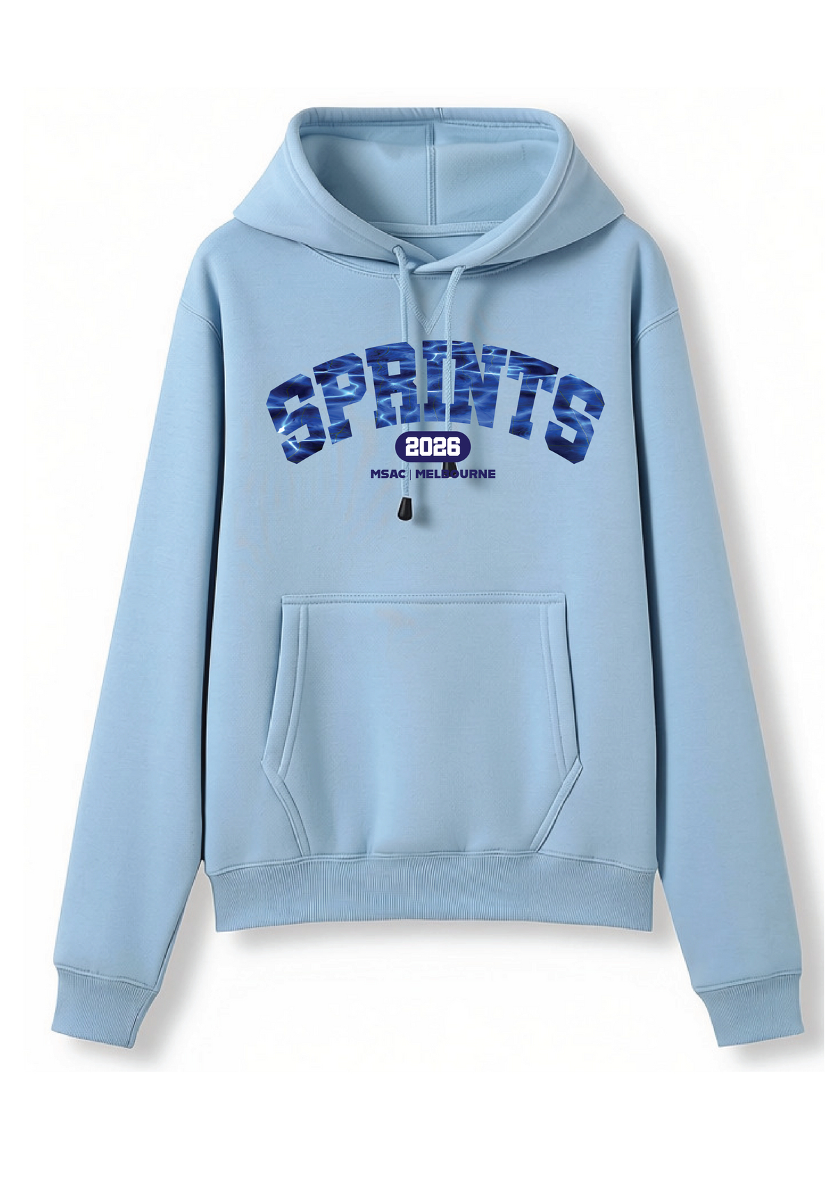 2026 SPRINT HOODIE  -  PALE BLUE