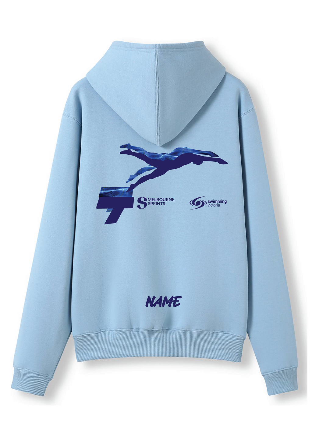 2026 SPRINT HOODIE  -  PALE BLUE