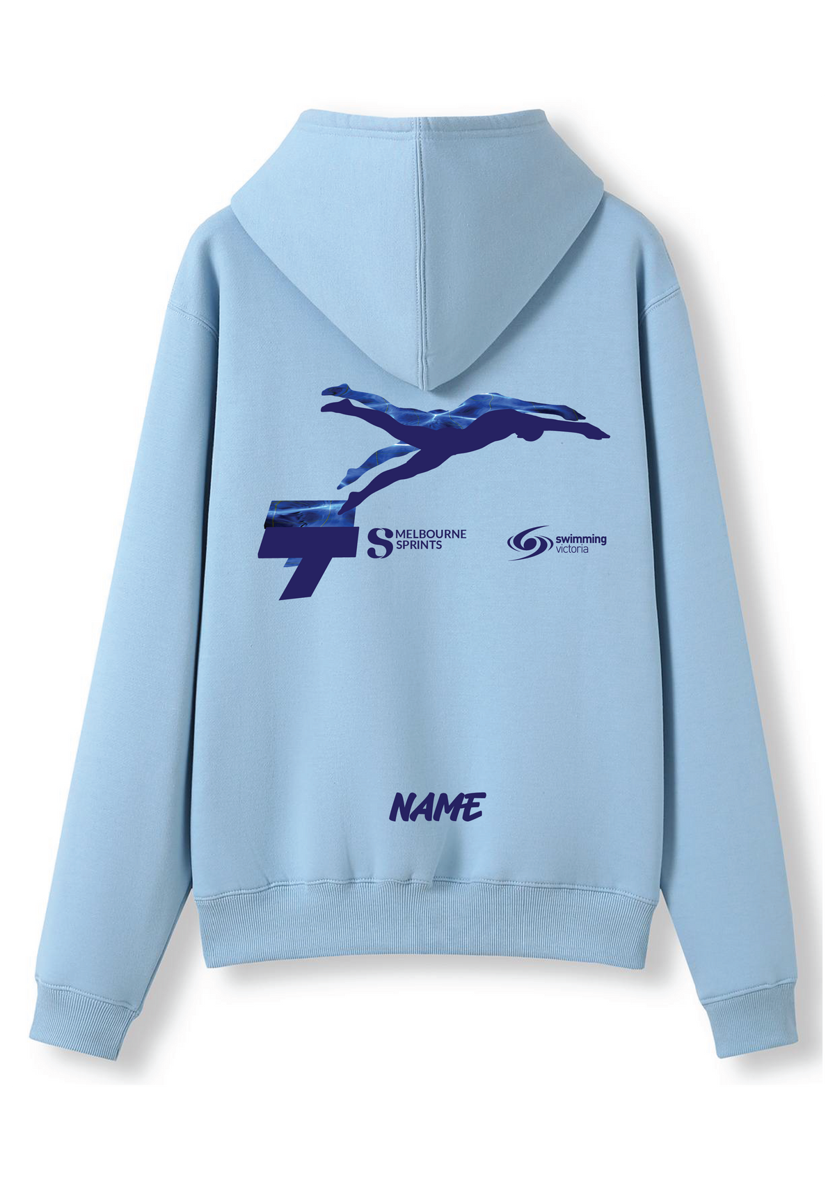 2026 SPRINT HOODIE  -  PALE BLUE