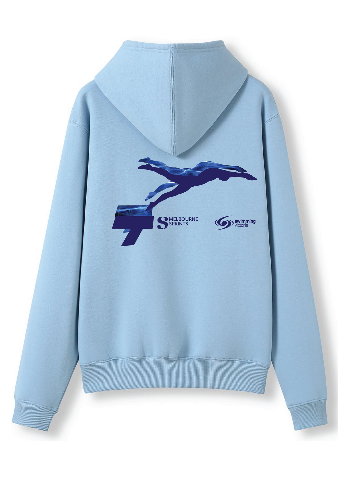 2026 SPRINT HOODIE  -  PALE BLUE