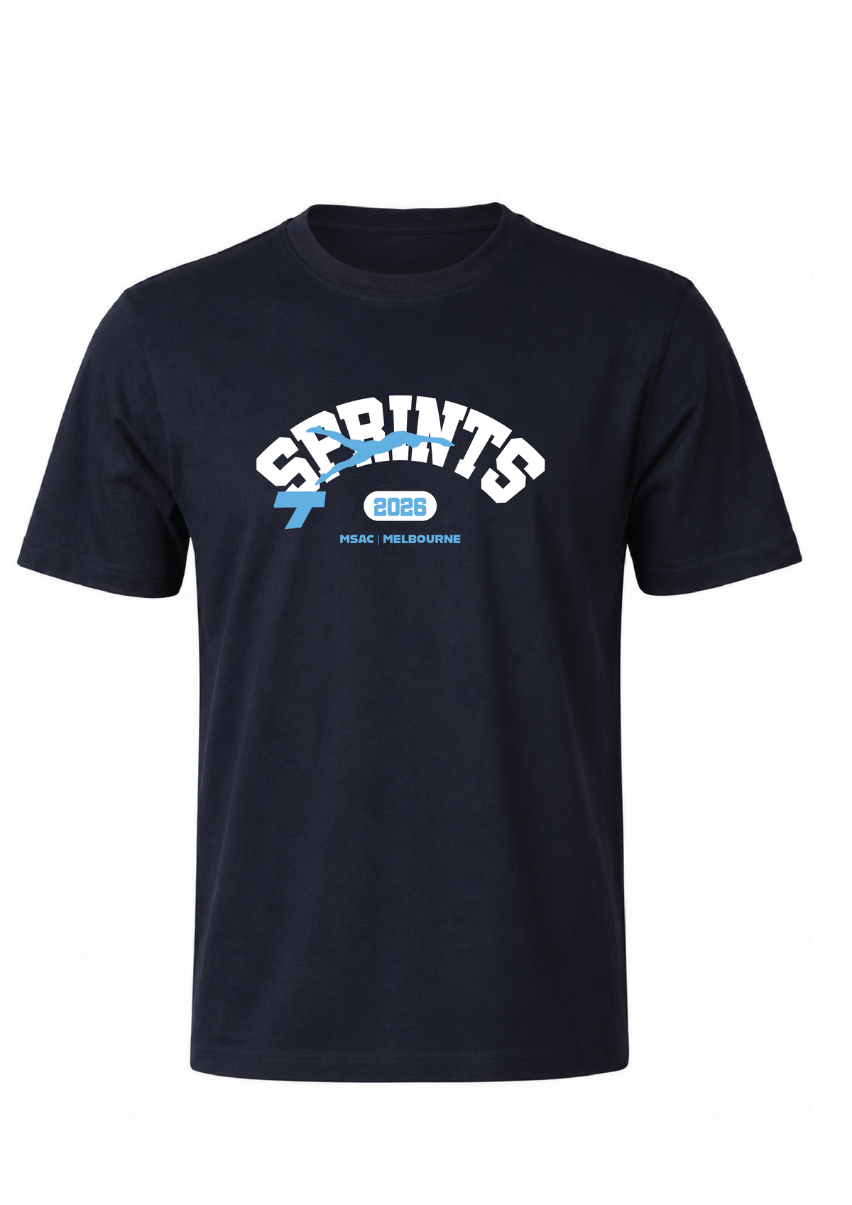 2026 SPRINT TEE - WOMENS - NAVY - PRE ORDER ONLY