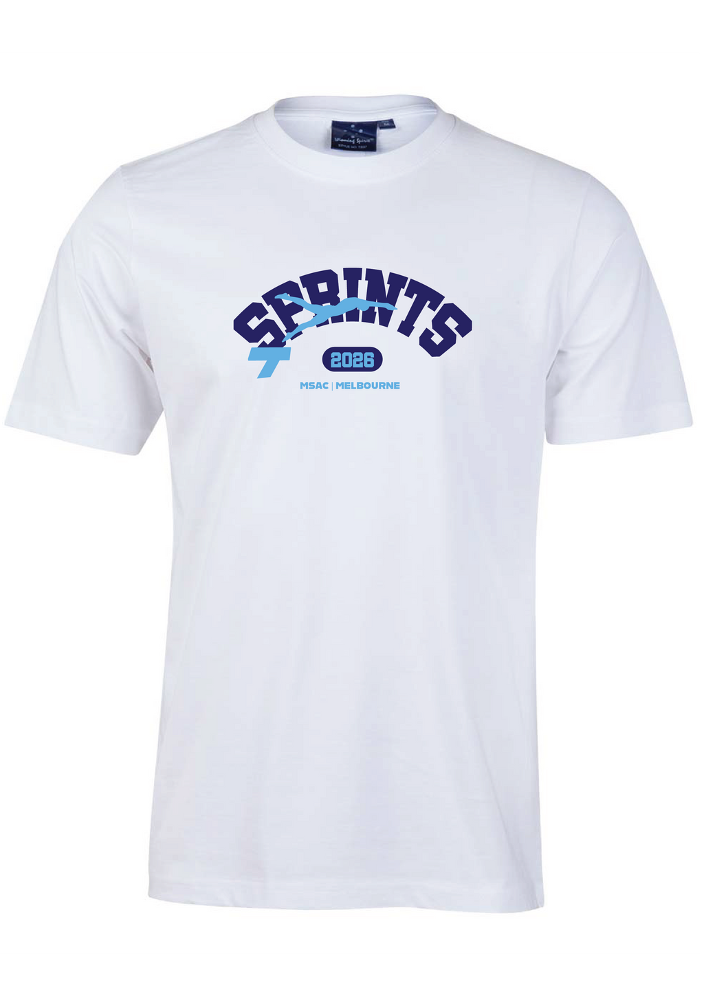 2026 SPRINT TEE - WOMENS - WHITE - PRE ORDER ONLY
