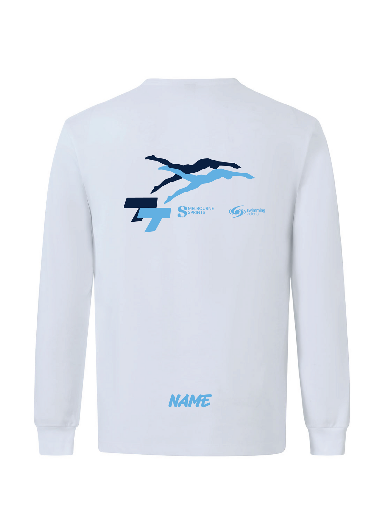2026 SPRINT LONG SLEEVE TEE  - KIDS/UNISEX WHITE