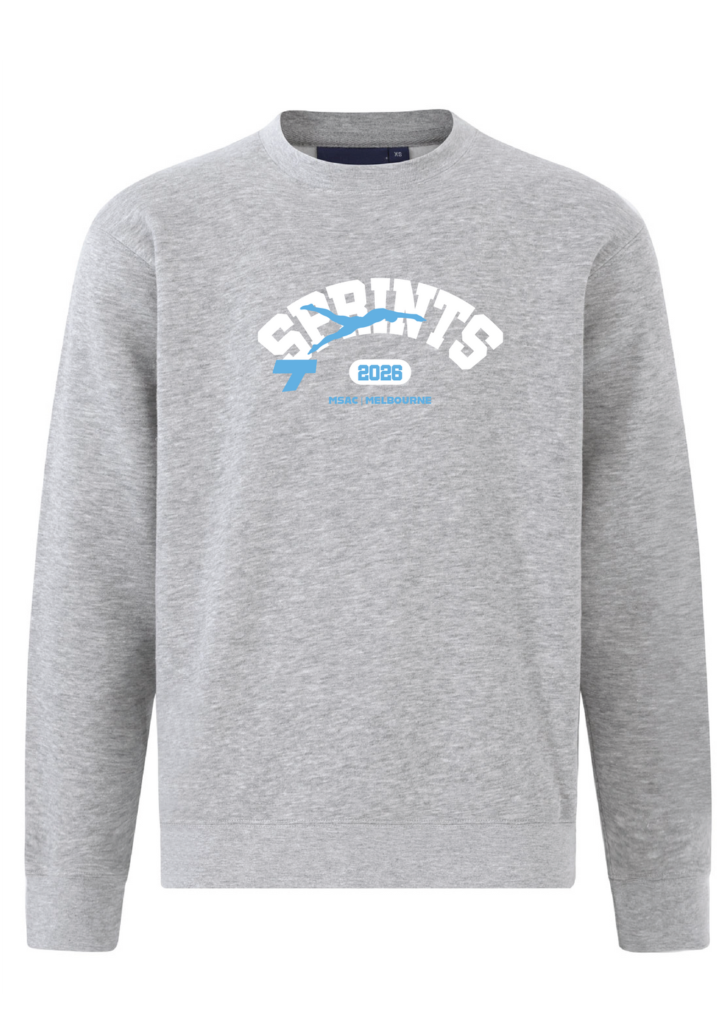 2026 SPRINT SWEAT TOP - GREY MARLE