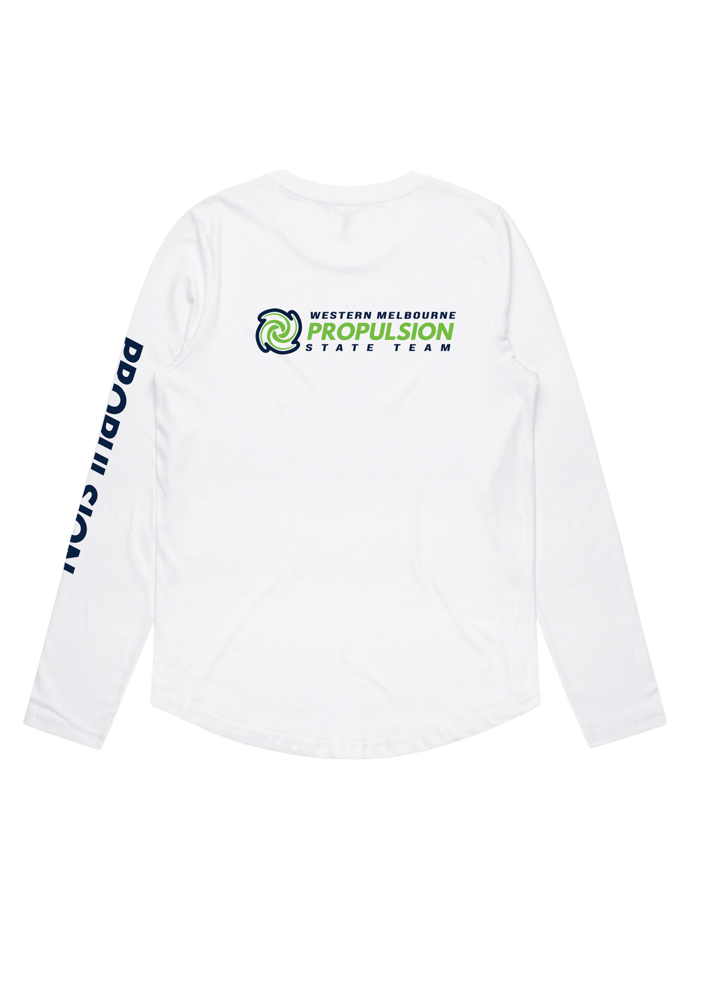 PROPULSION STATE TEAM LONG SLEEVE TEE WHITE - WOMENS