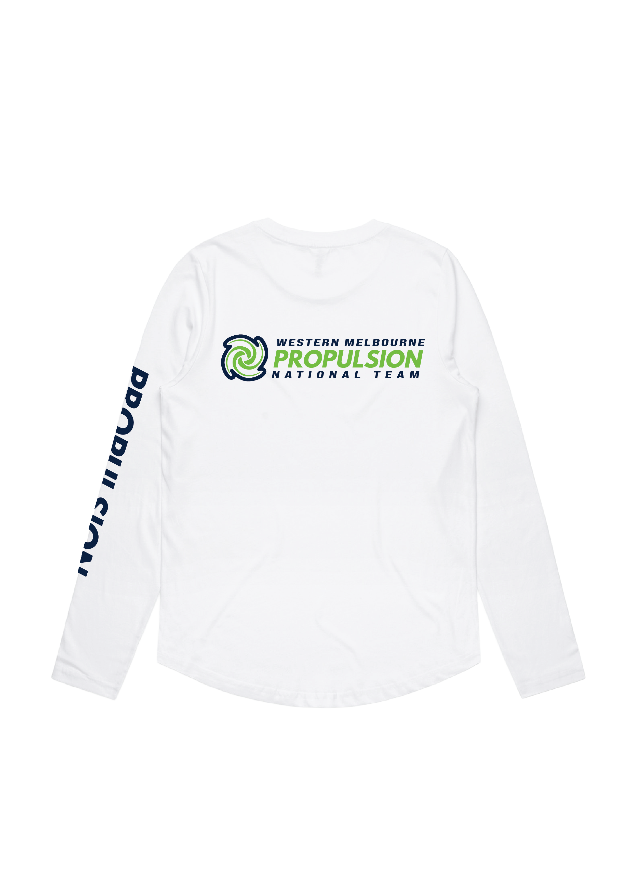 PROPULSION NATIONAL TEAM LONG SLEEVE TEE WHITE - WOMENS