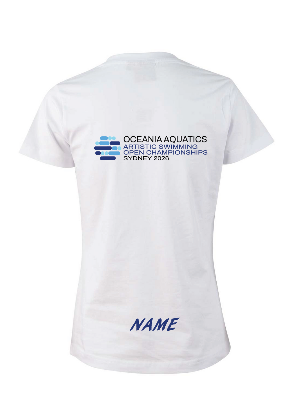 2026 Oceania Artistic Swimming Championships Tee Unisex & Women's Sizing -White