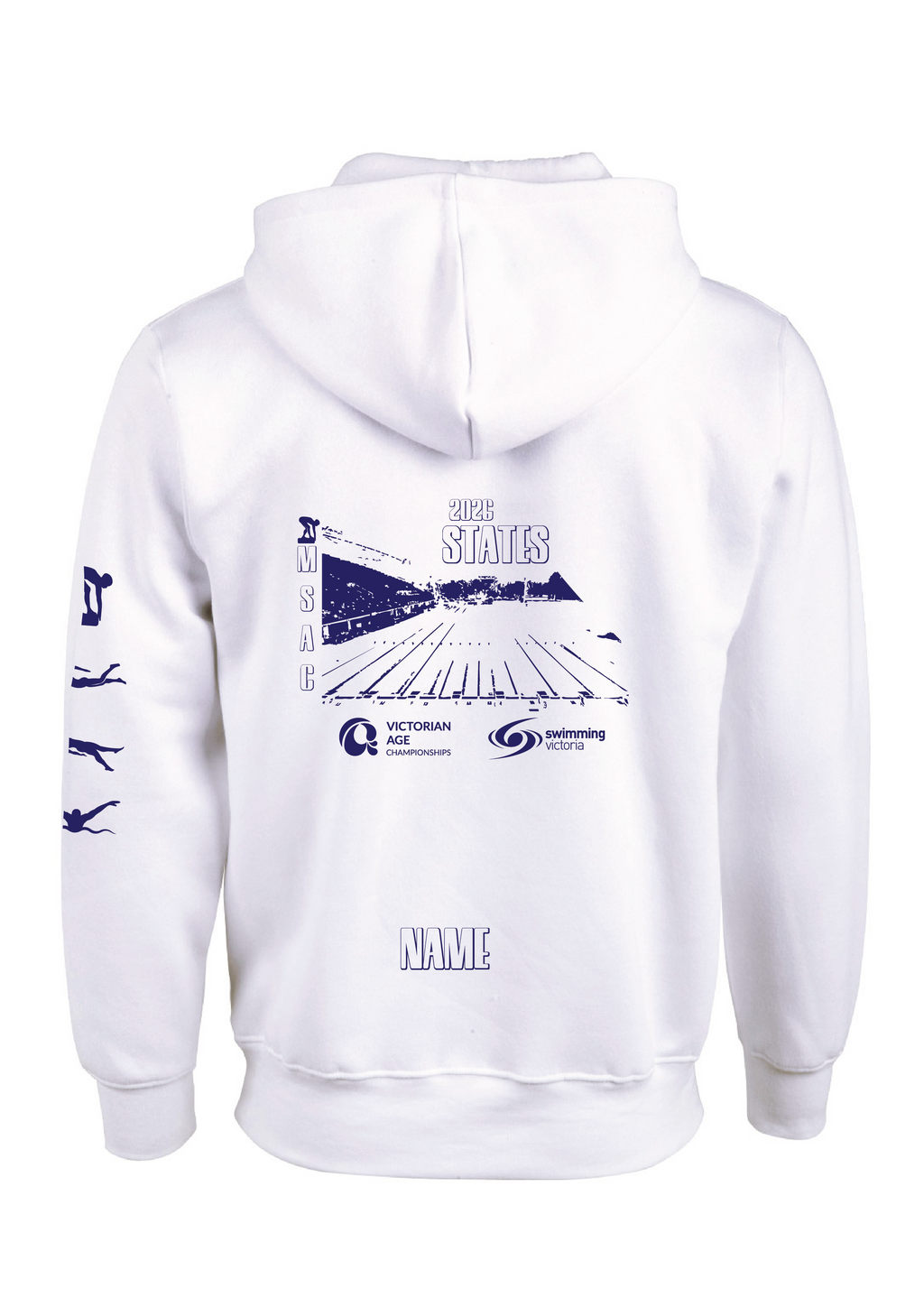 2026 VICTORIAN AGE LONG COURSE CHAMPIONSHIP HOODIE -  WHITE