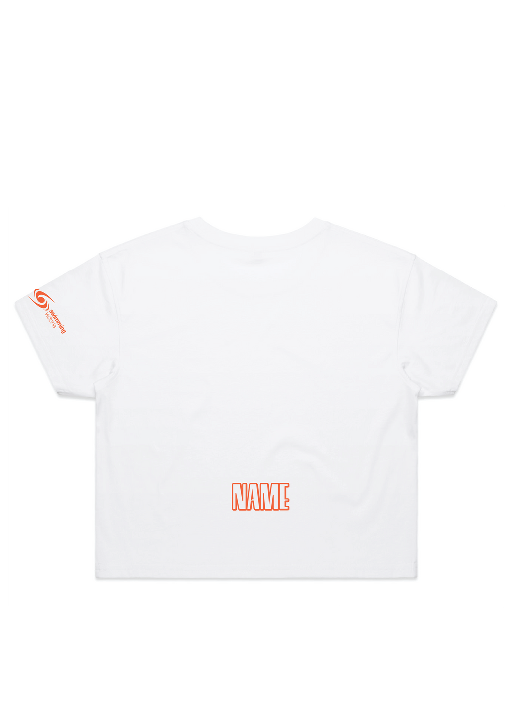 2026 VICTORIAN AGE LONG COURSE CHAMPIONSHIPS CROP SHORT SLEEVE TEE - WHITE