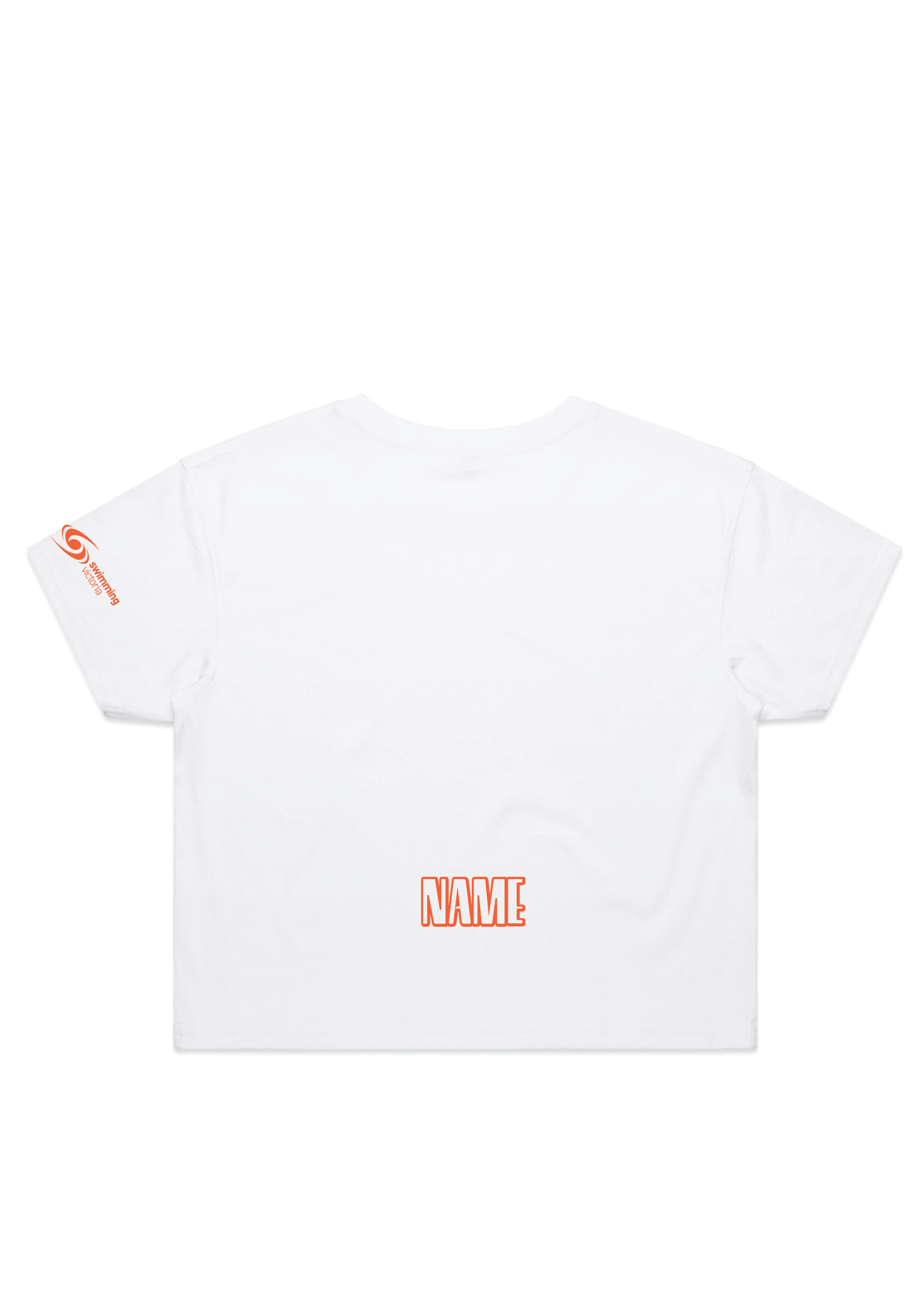 2026 VICTORIAN AGE LONG COURSE CHAMPIONSHIPS CROP SHORT SLEEVE TEE - WHITE