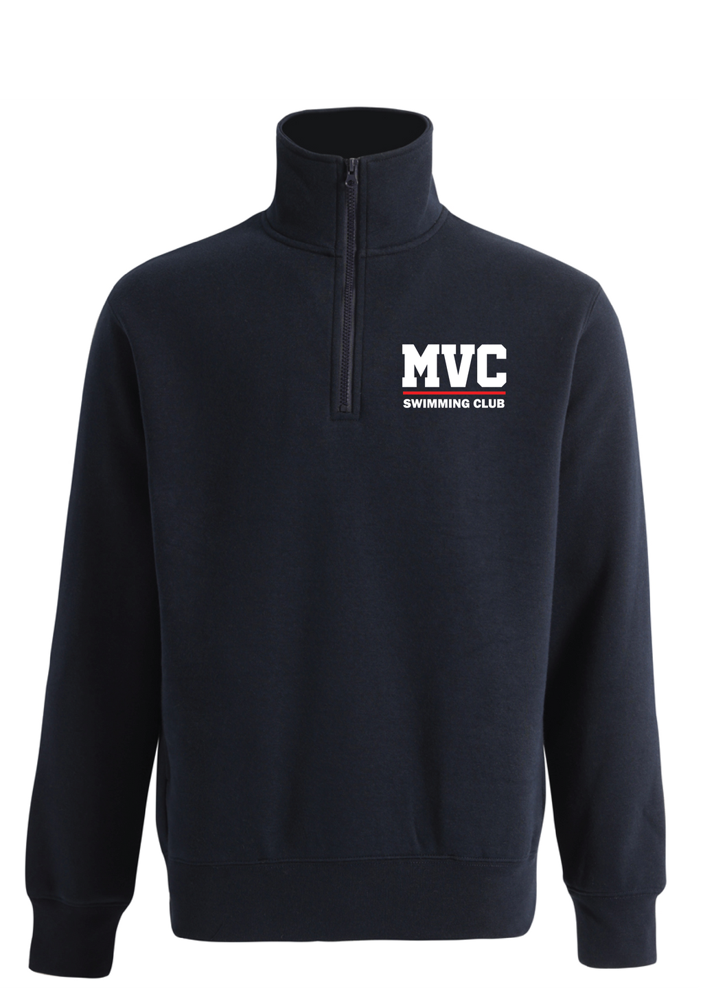 VICENTRE SWIM CLUB 1/4 ZIP SWEAT TOP