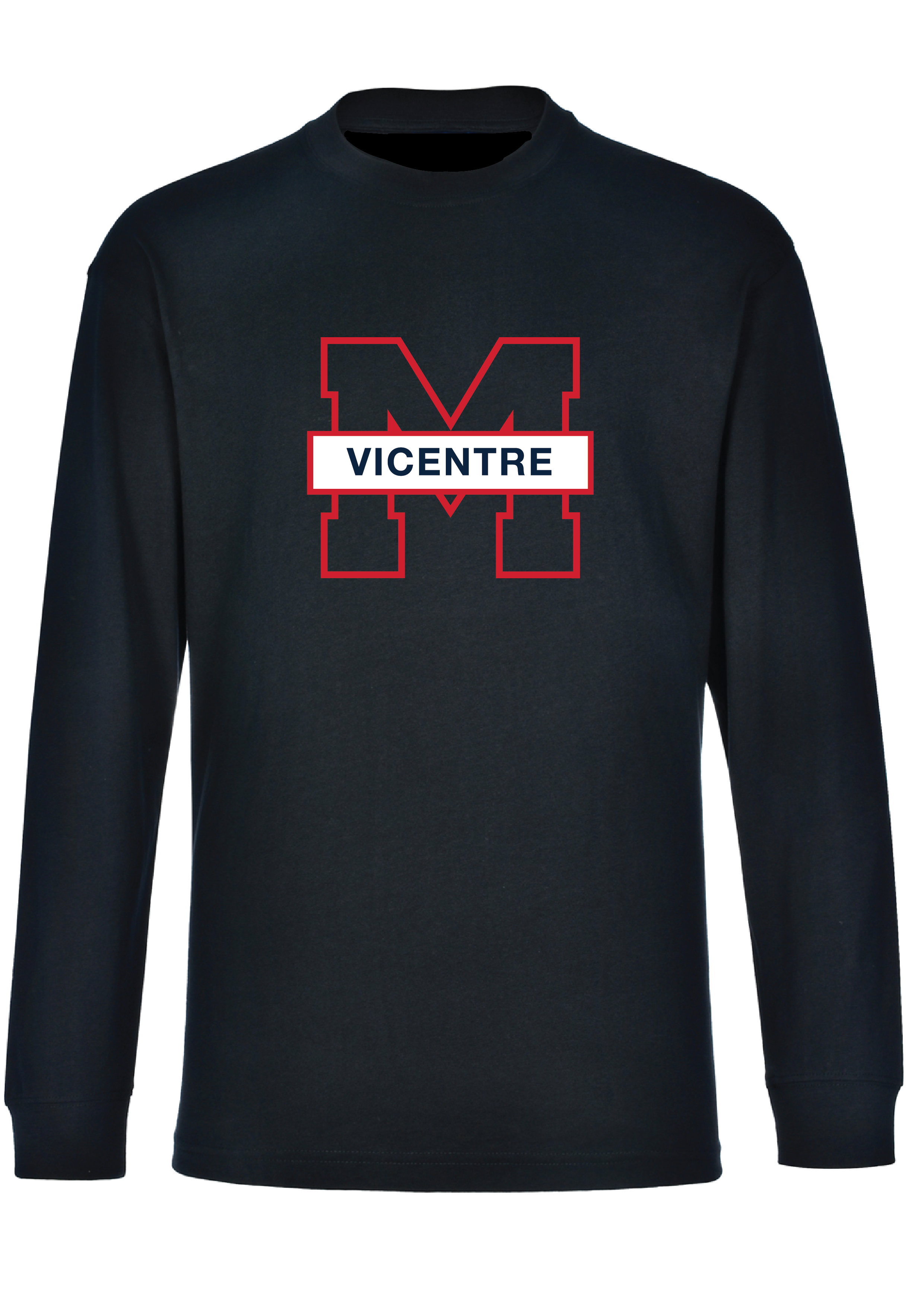 VICENTRE LONG SLEEVE TEE  - KIDS/UNISEX NAVY