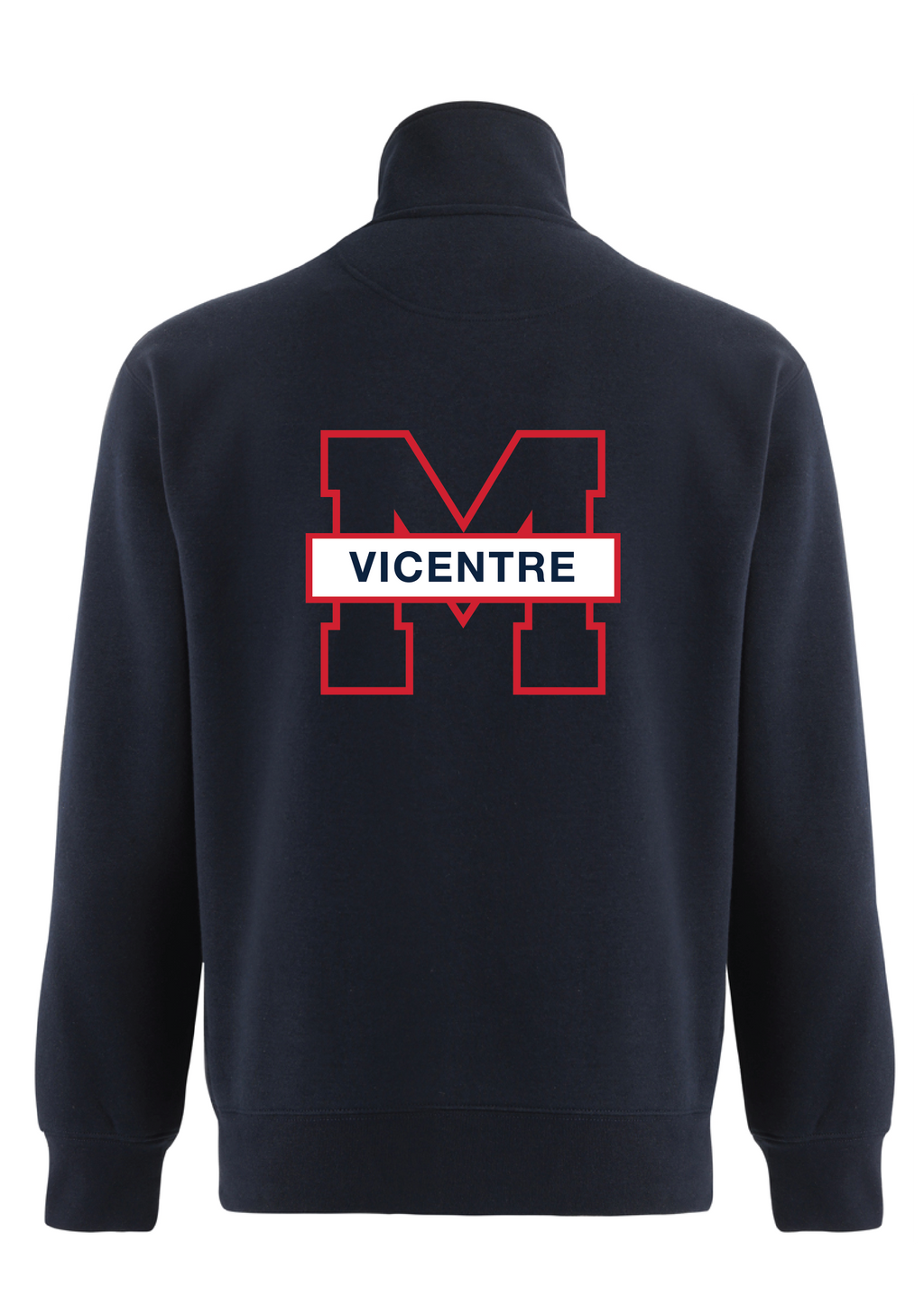 VICENTRE SWIM CLUB 1/4 ZIP SWEAT TOP