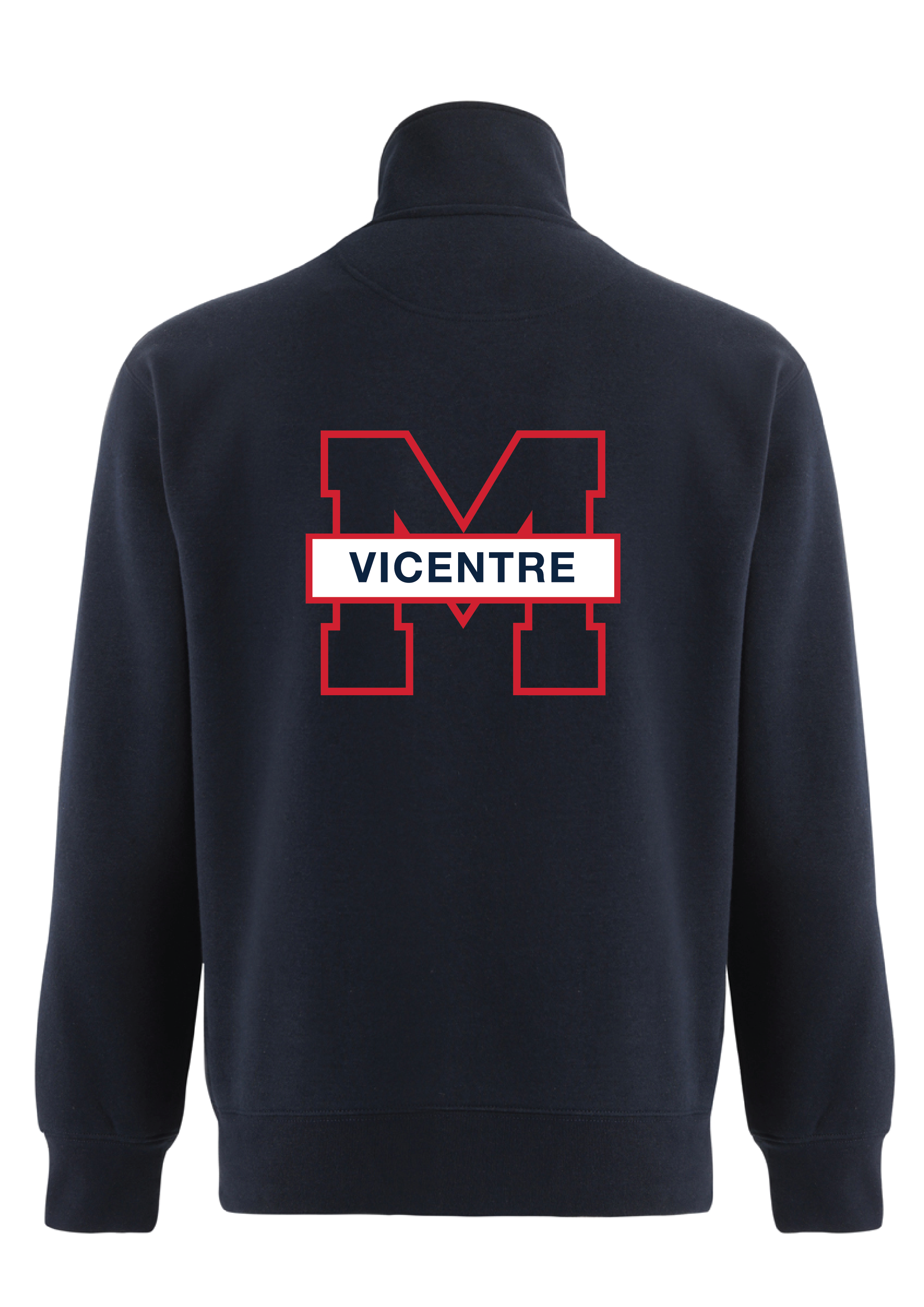 VICENTRE SWIM CLUB 1/4 ZIP SWEAT TOP