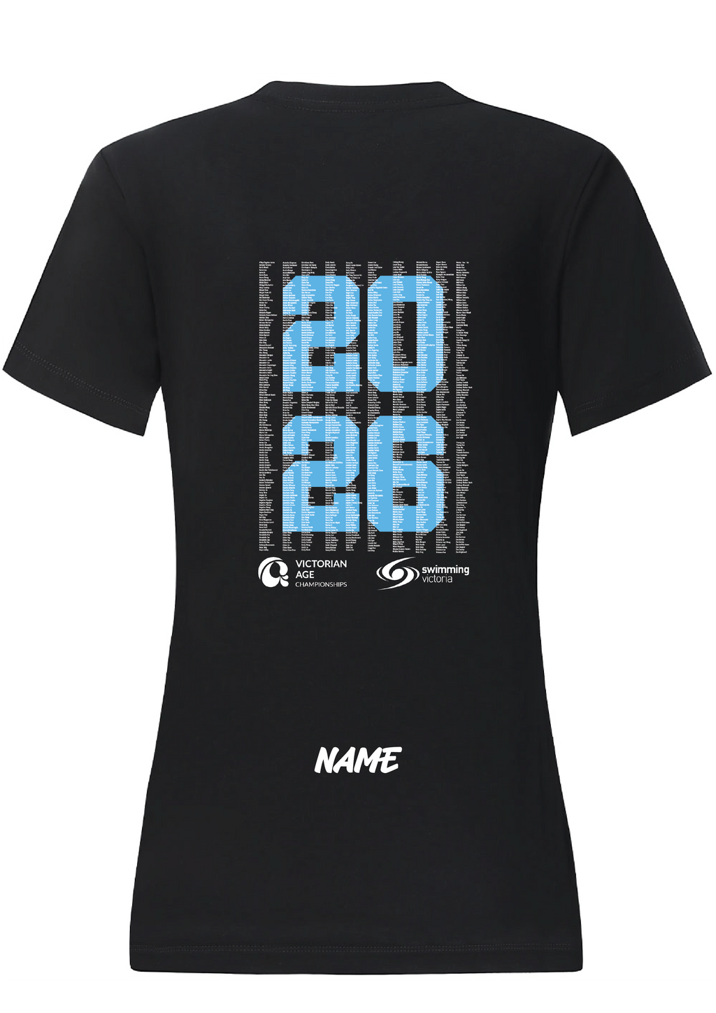 2026 VICTORIAN AGE SC CHAMPIONSHIP TEE - WOMENS - BLACK - PRE ORDER ONLY