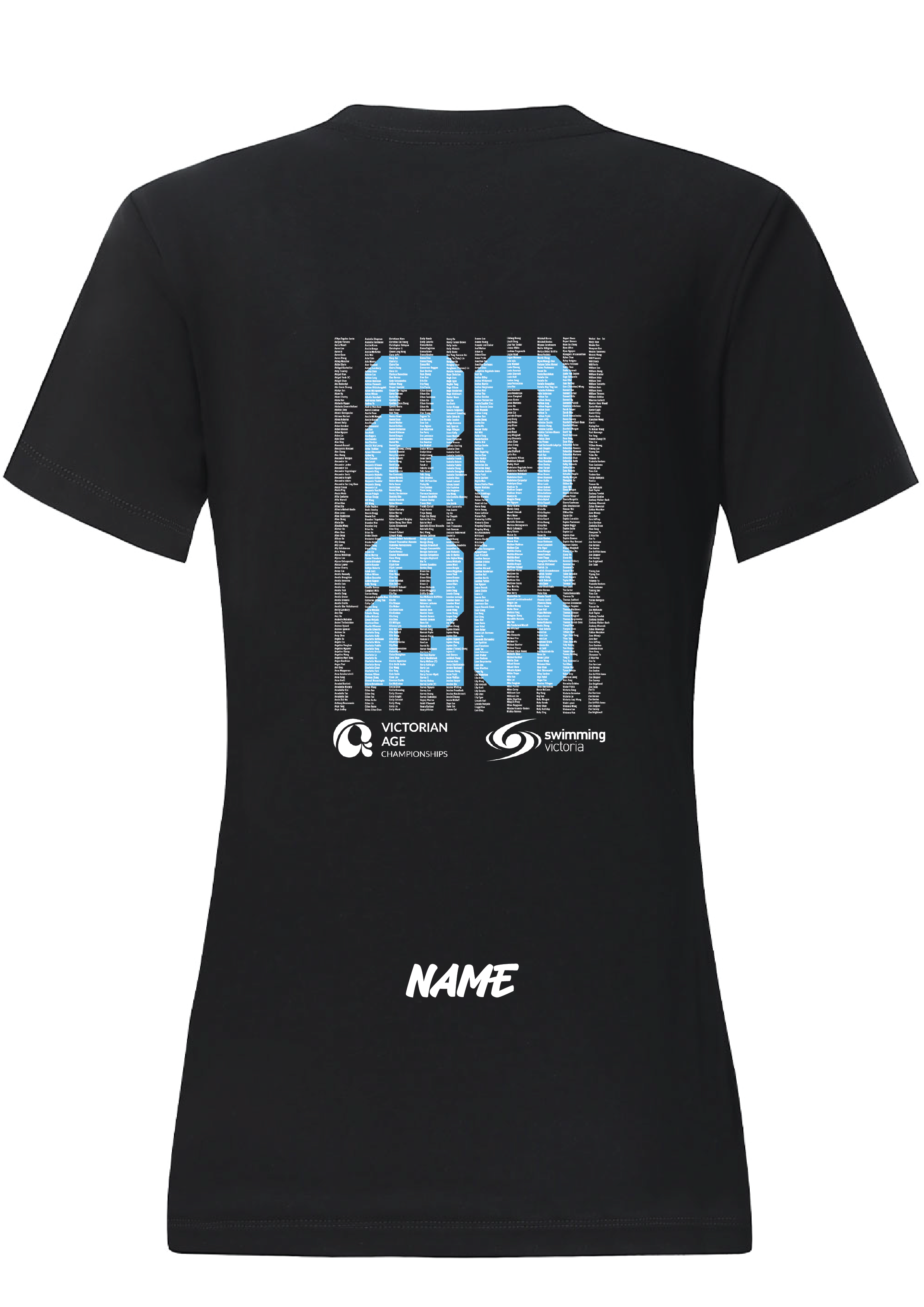 2026 VICTORIAN AGE SC CHAMPIONSHIP TEE - WOMENS - BLACK - PRE ORDER ONLY