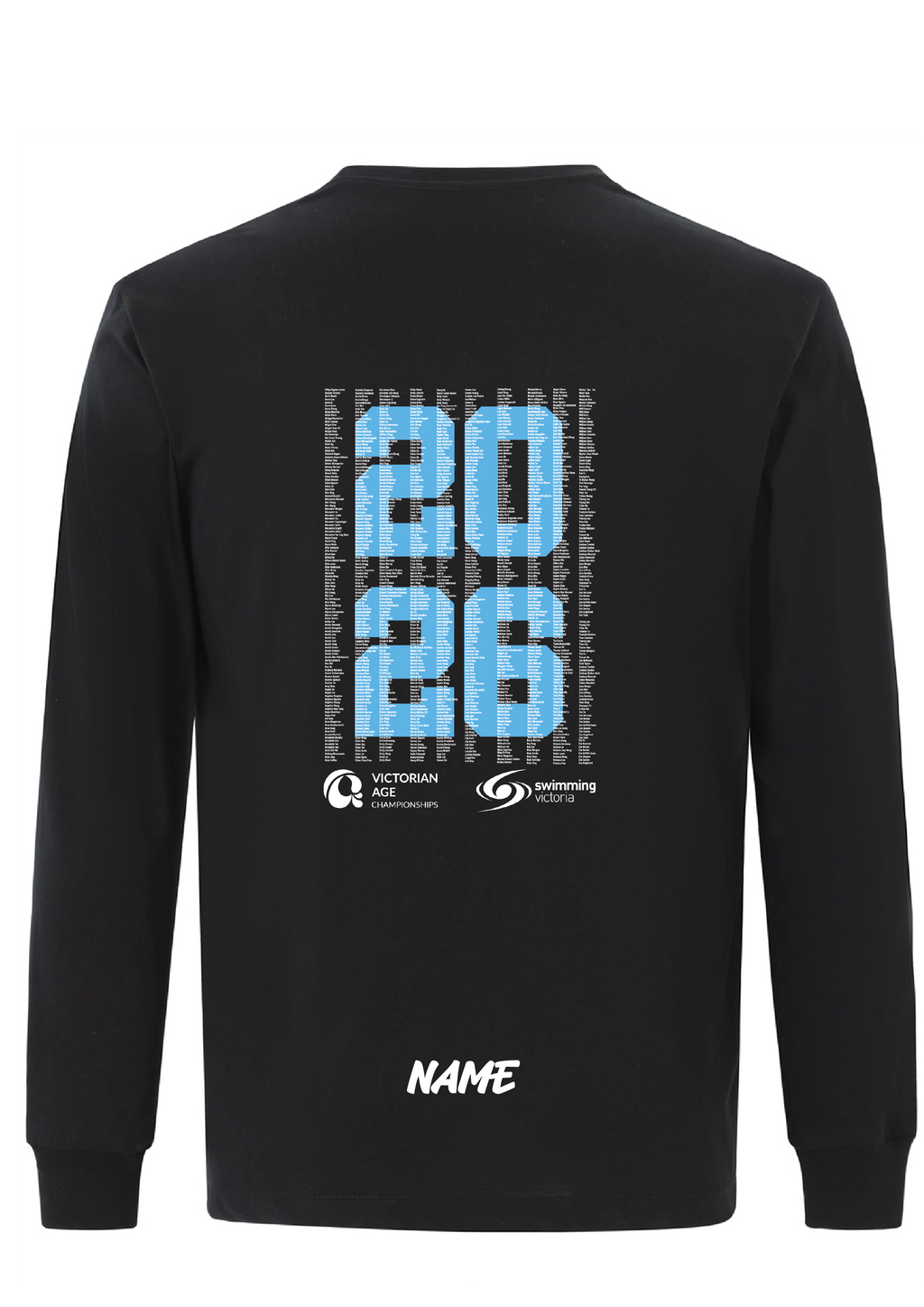 2026 VICTORIAN AGE SC CHAMPIONSHIP LONG SLEEVE TEE  - KIDS/UNISEX BLACK
