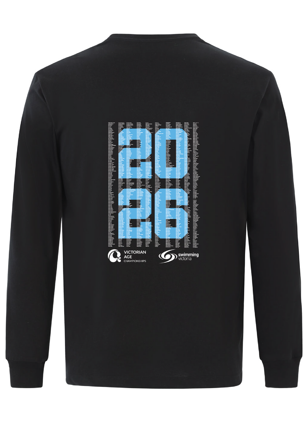 2026 VICTORIAN AGE SC CHAMPIONSHIP LONG SLEEVE TEE  - KIDS/UNISEX BLACK
