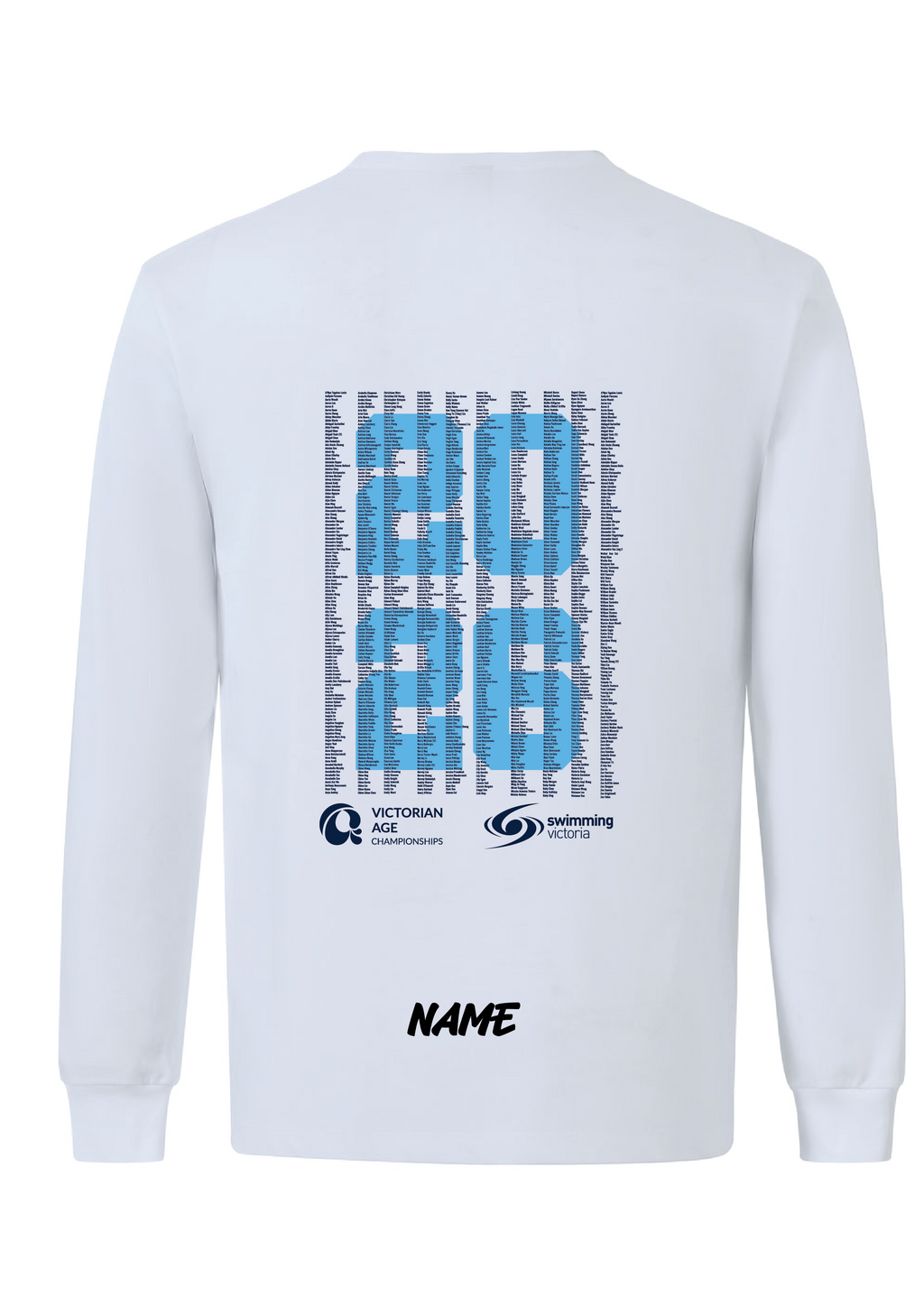 2026 VICTORIAN AGE SC CHAMPIONSHIP LONG SLEEVE TEE  - KIDS/UNISEX WHITE