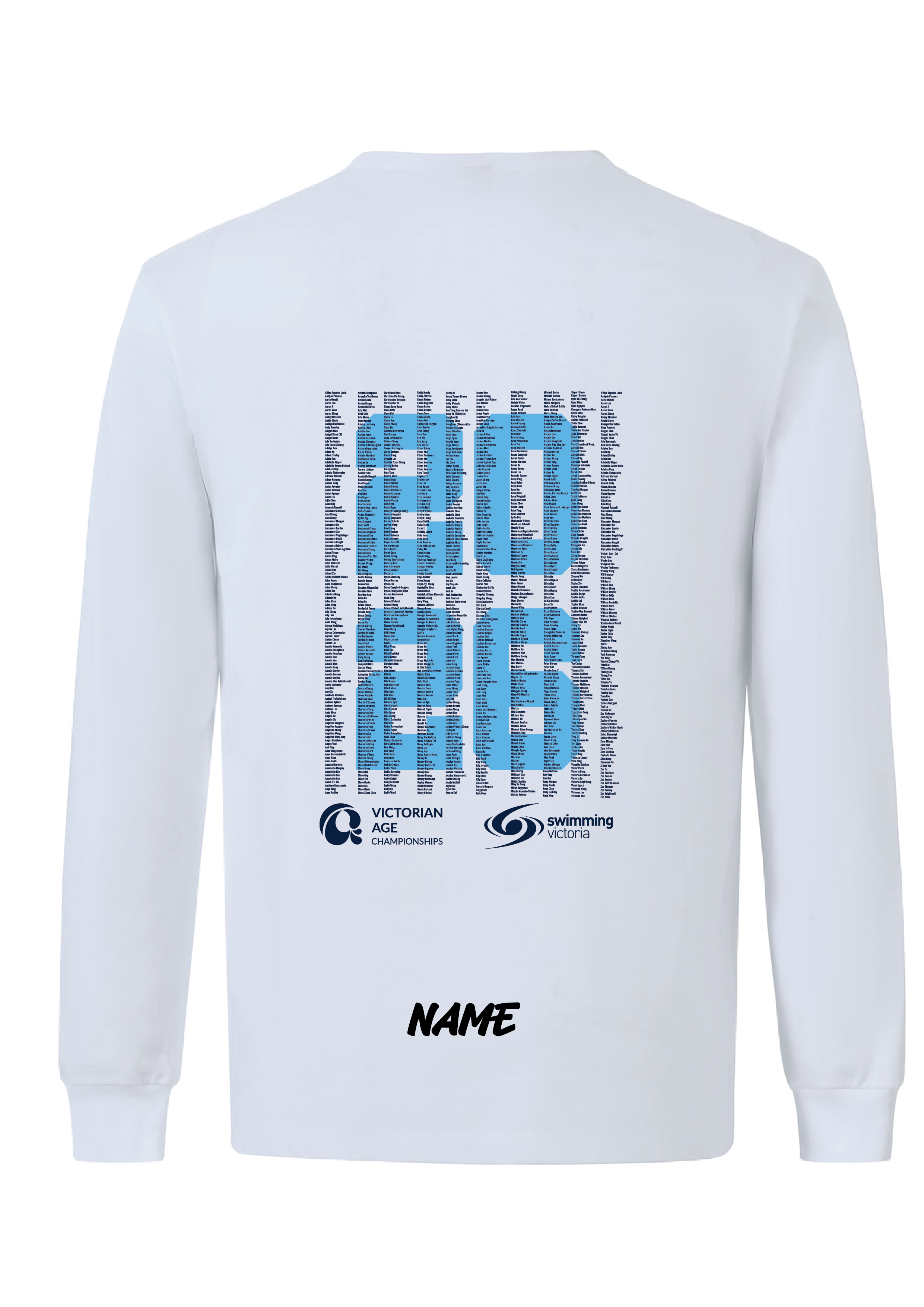 2026 VICTORIAN AGE SC CHAMPIONSHIP LONG SLEEVE TEE  - KIDS/UNISEX WHITE